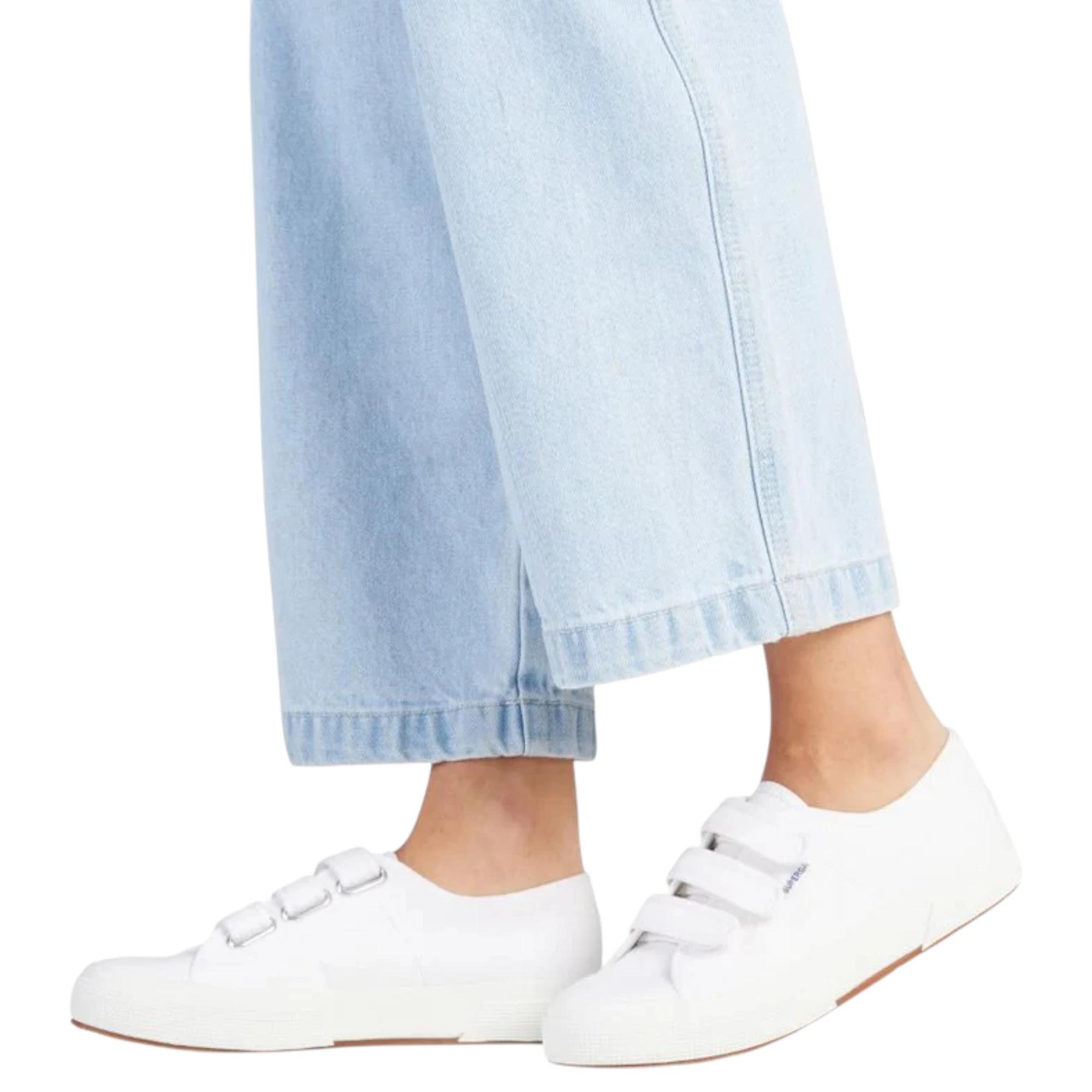 4 Superga Unisex 2750 Cotu 3 Strap White Casual Shoes WHITE, 4 of 6