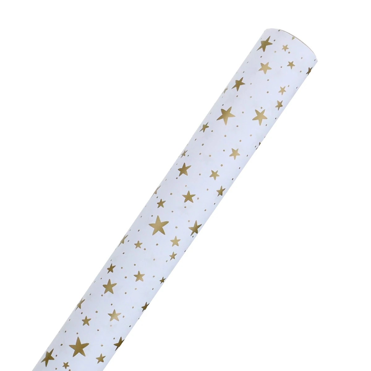 3 Hallmark Wrapping Paper Roll - Gold Stars, 3 of 3