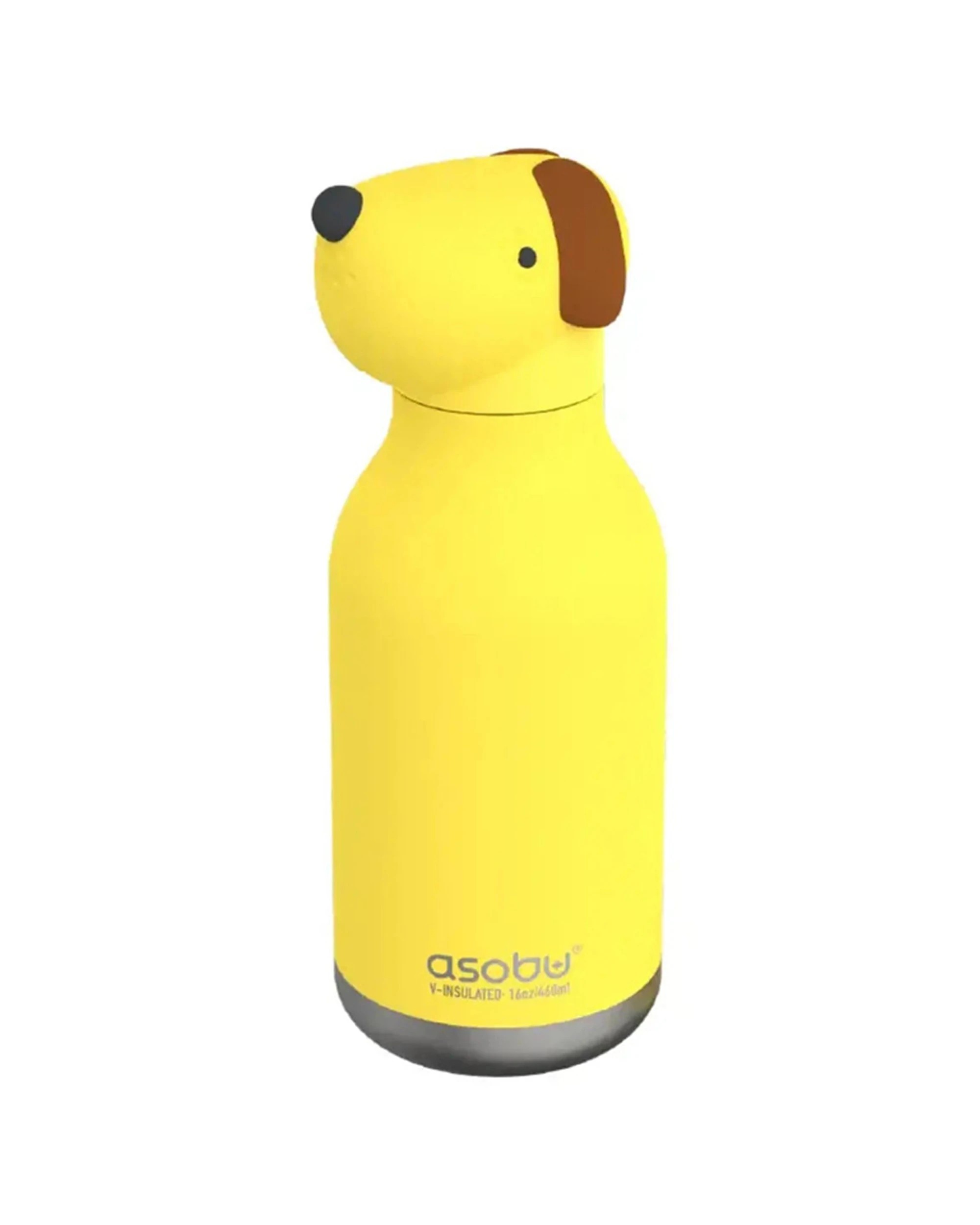 1 Asobu Bestie Bottle Dog Double Wall Stainless Insulated Bottle 460ml - Yellow, 1 of 1