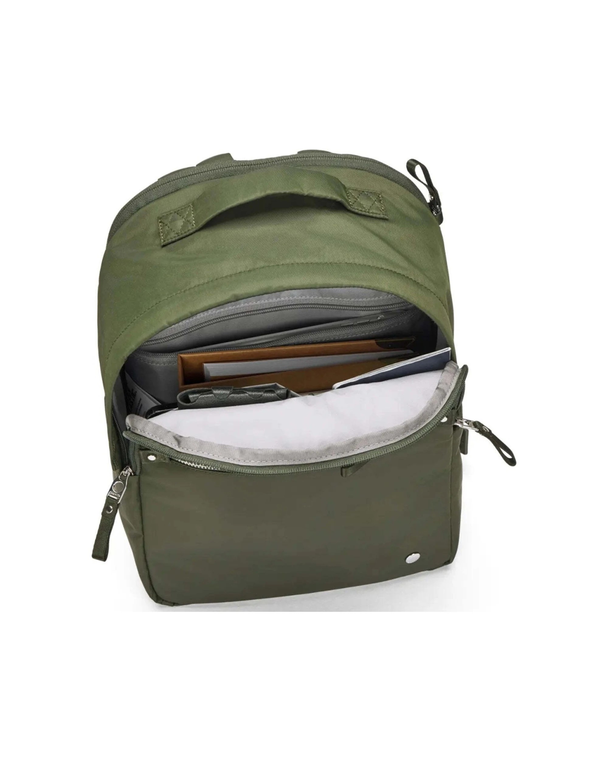 2 Pacsafe W 10L Anti-Theft 13in Laptop Backpack Vacuum Insulated Leakproof Olive - Green, 2 of 8