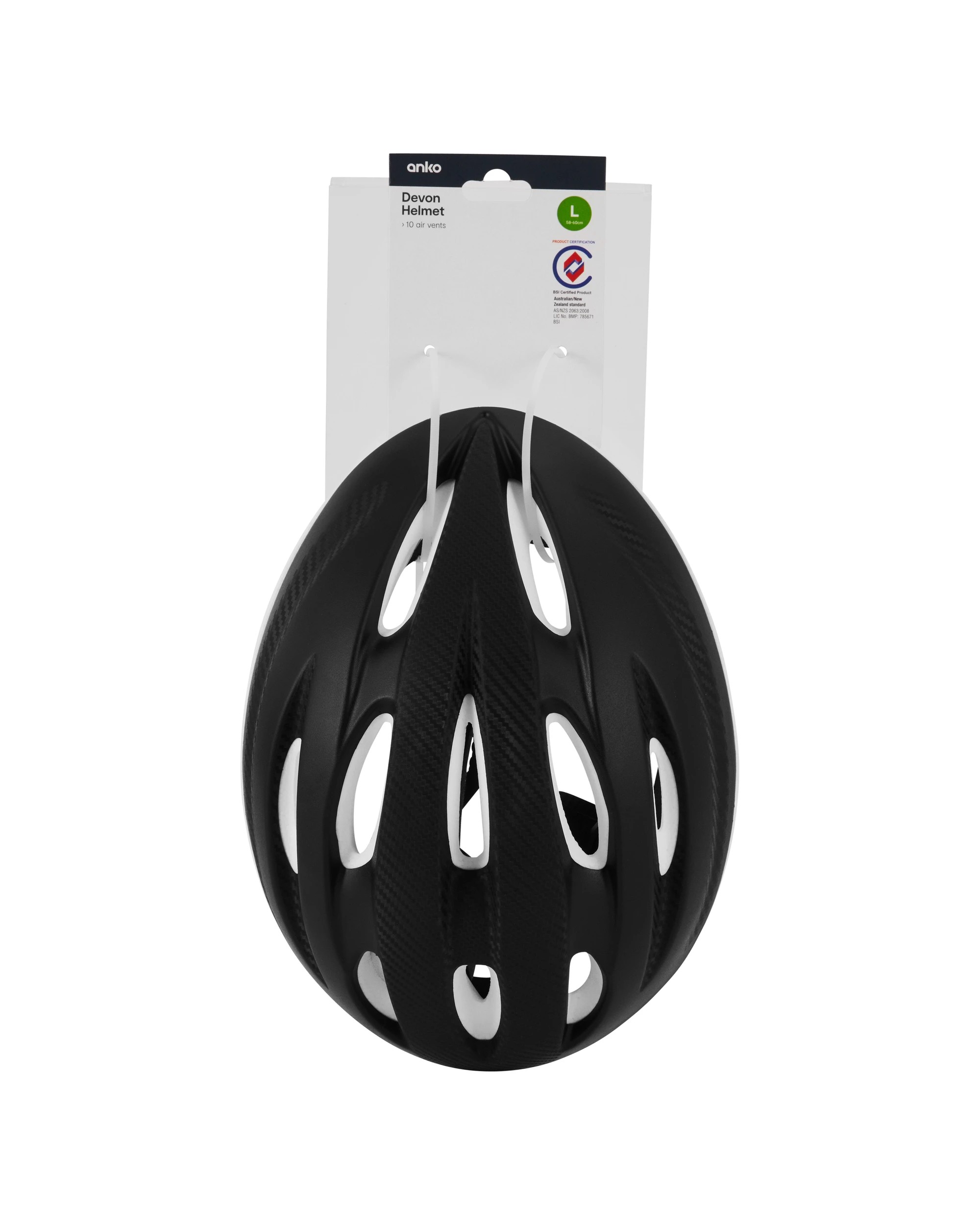 7 Devon Helmet - Large, Black, 7 of 7
