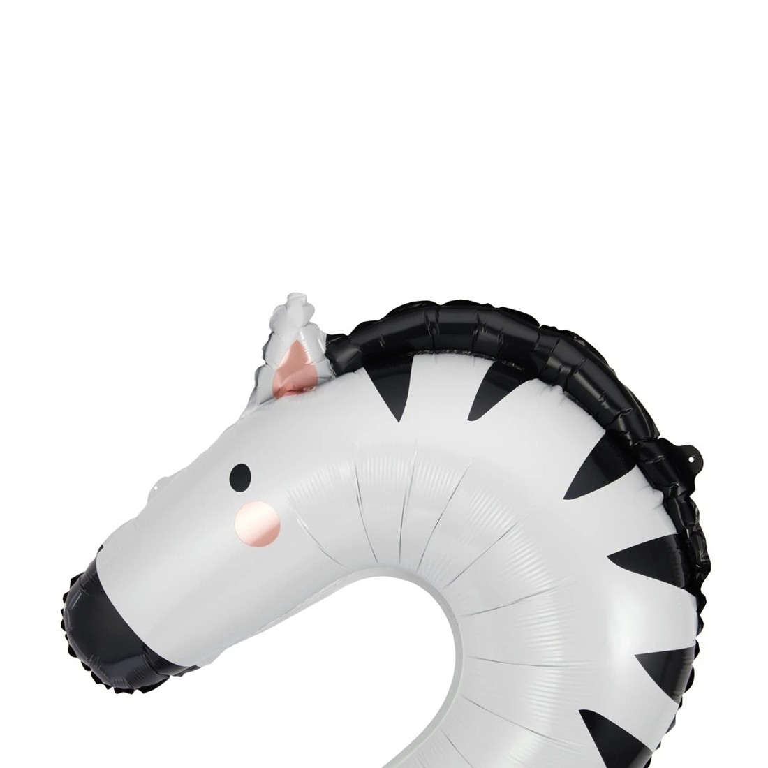 2 Zebra Number 2 Foil Balloon, 2 of 4