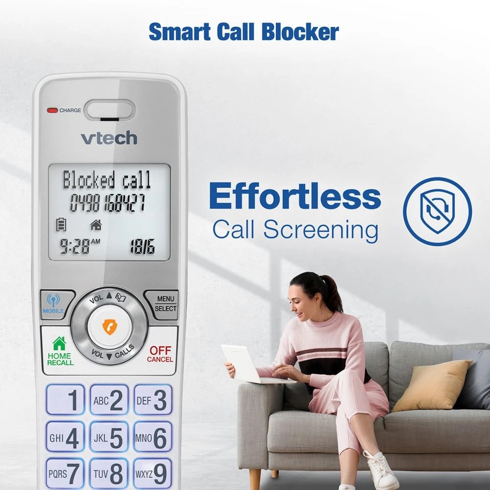4 VTech CLS22150 DECT 6.0 Cordless Phone, 4 of 10
