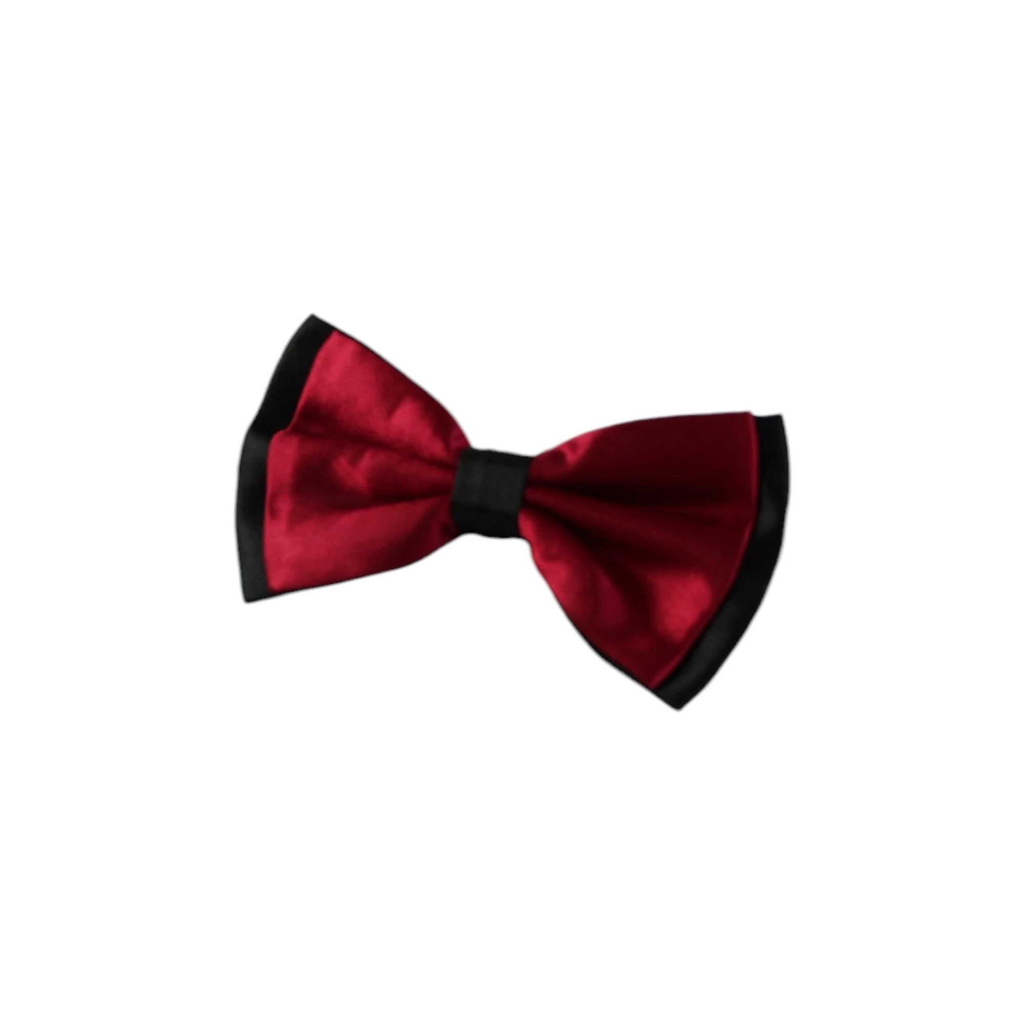 4 Zasel Mens Dark Red Two Tone Layered Bow Tie - Multi, 4 of 4