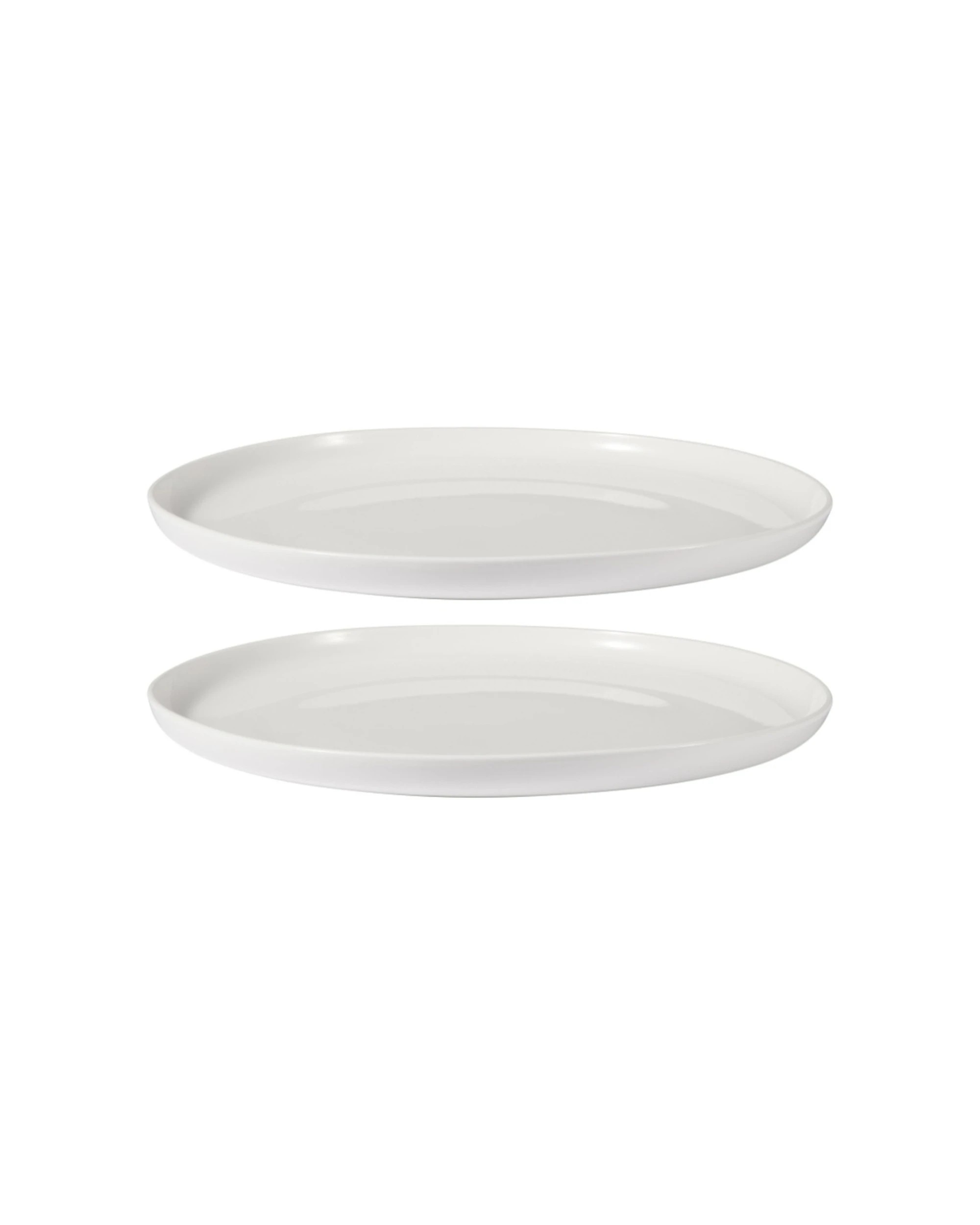 Maxwell & Williams 2x Basics Porcelain High Rim Plate Dinnerware 26.5cm ...