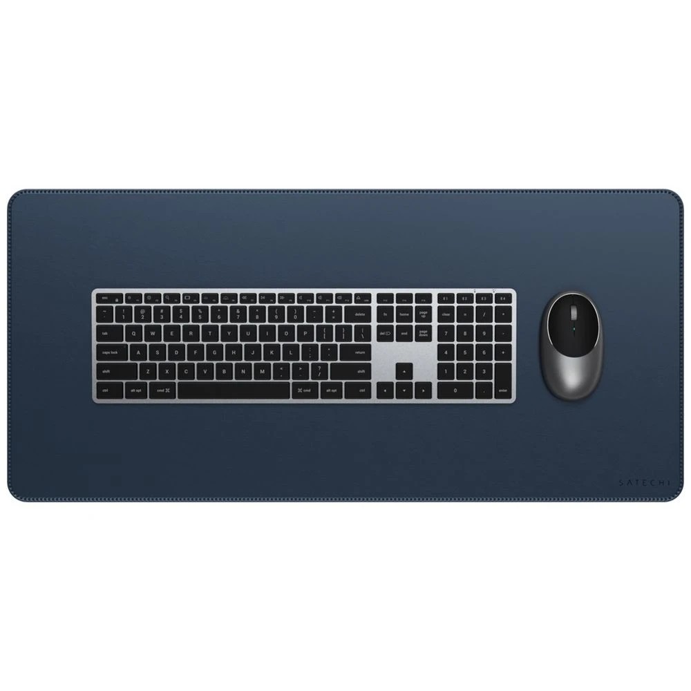 2 Satechi Vegan Leather Desk Mat Navy, 2 of 5