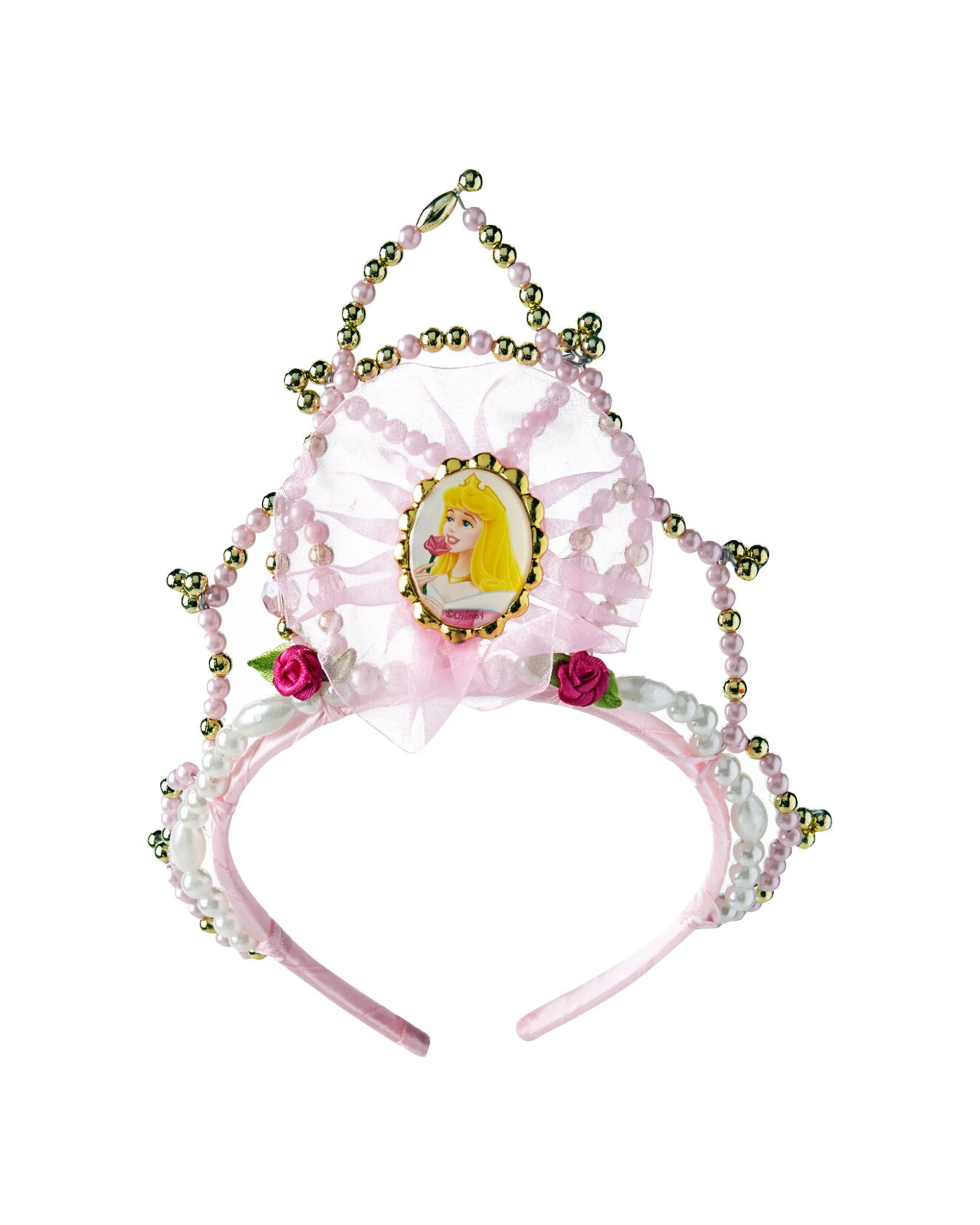 1 Disney Princess Girls Sleeping Beauty Beaded Tiara Costume Accessory - Multi, 1 of 2