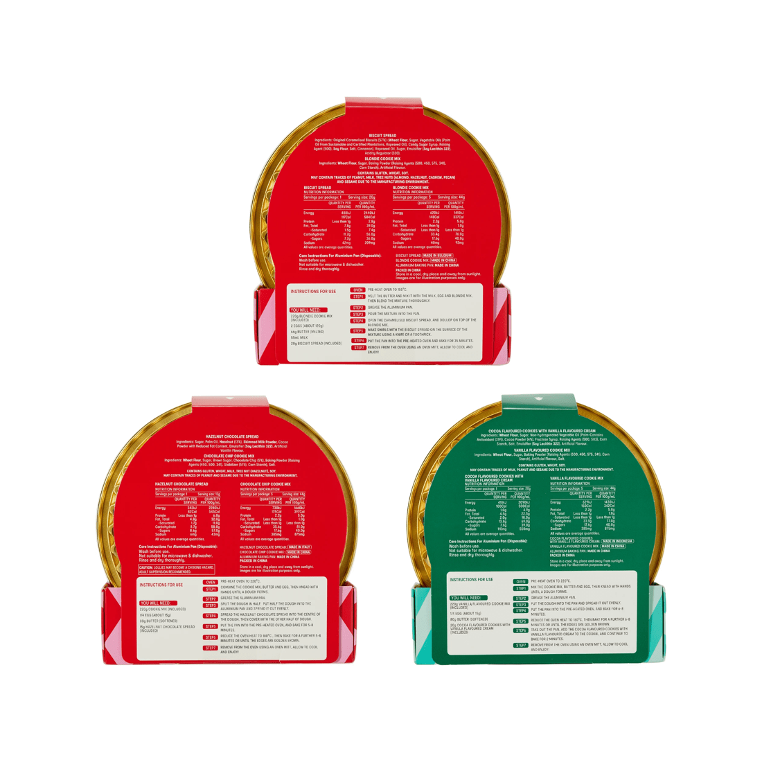 6 Giant Cookie Baking Kit - Assorted, 6 of 6