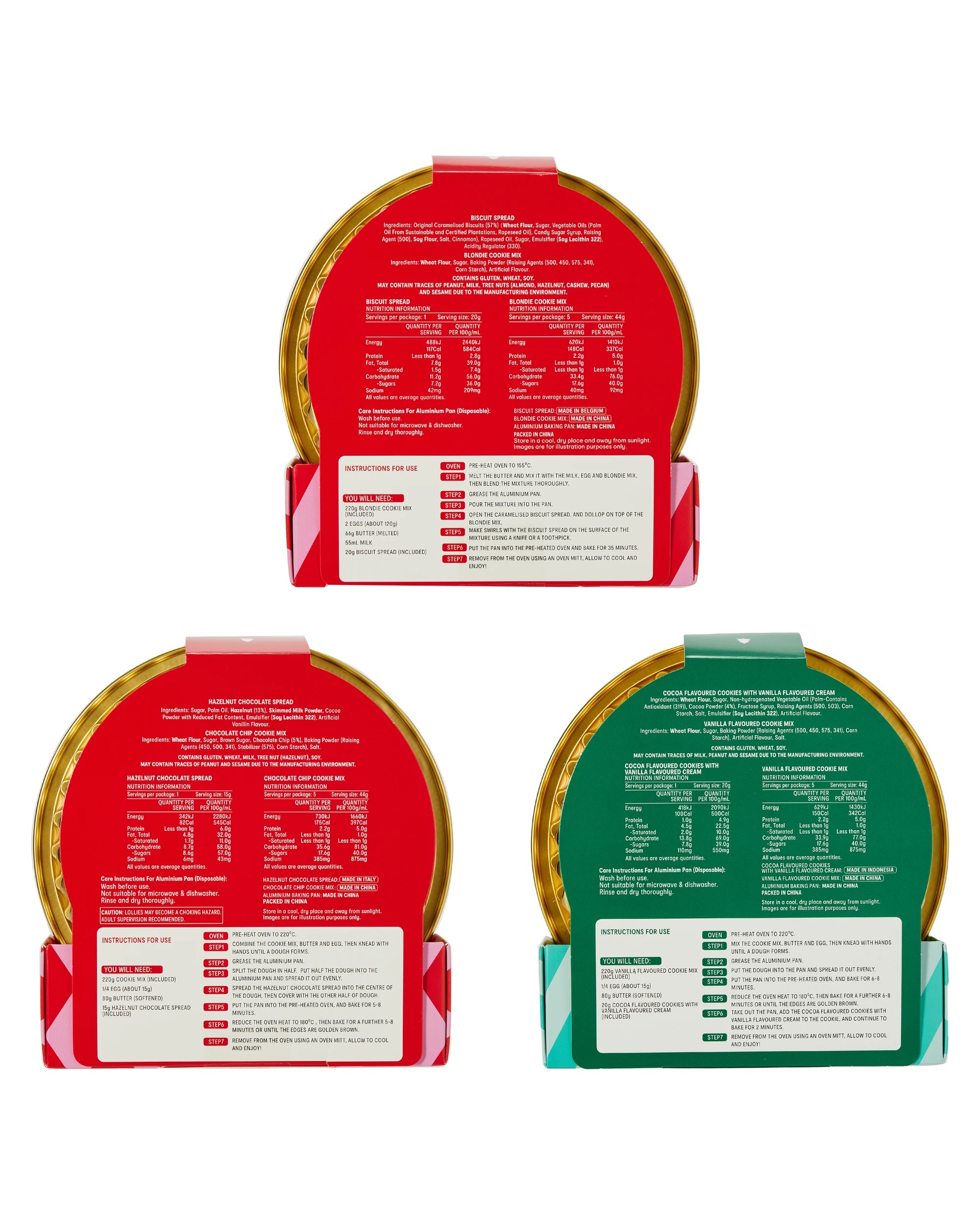 6 Giant Cookie Baking Kit - Assorted, 6 of 6