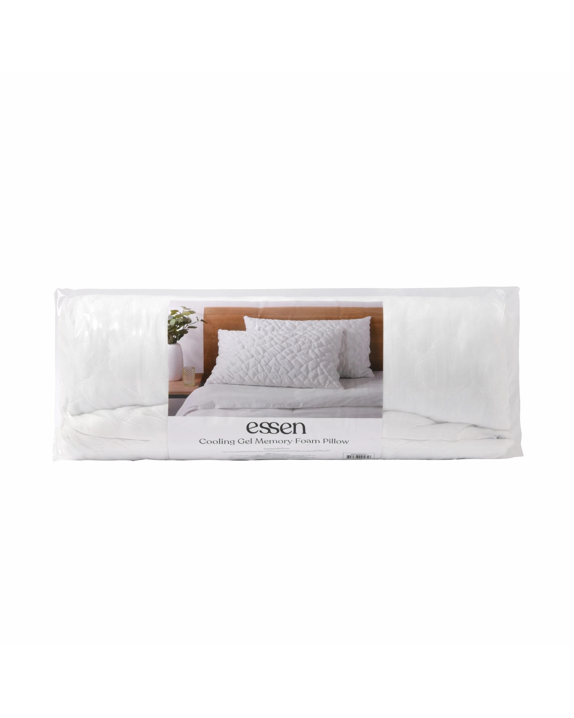 8 ESSN Cooling Gel Shredded Memory Foam Pillow 45x70 - White, 8 of 9