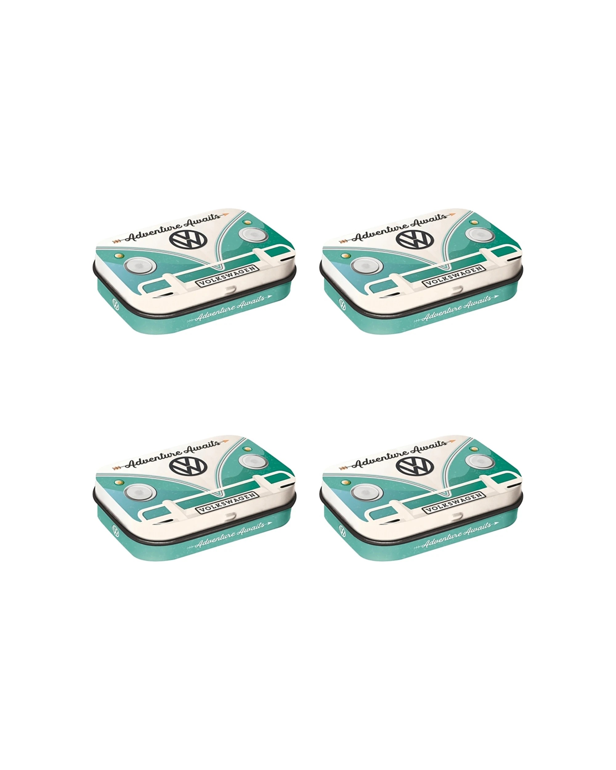 1 Nostalgic-Art 4PK Pocket Box with Mints - VW Bulli Adventure Awaits, 1 of 2