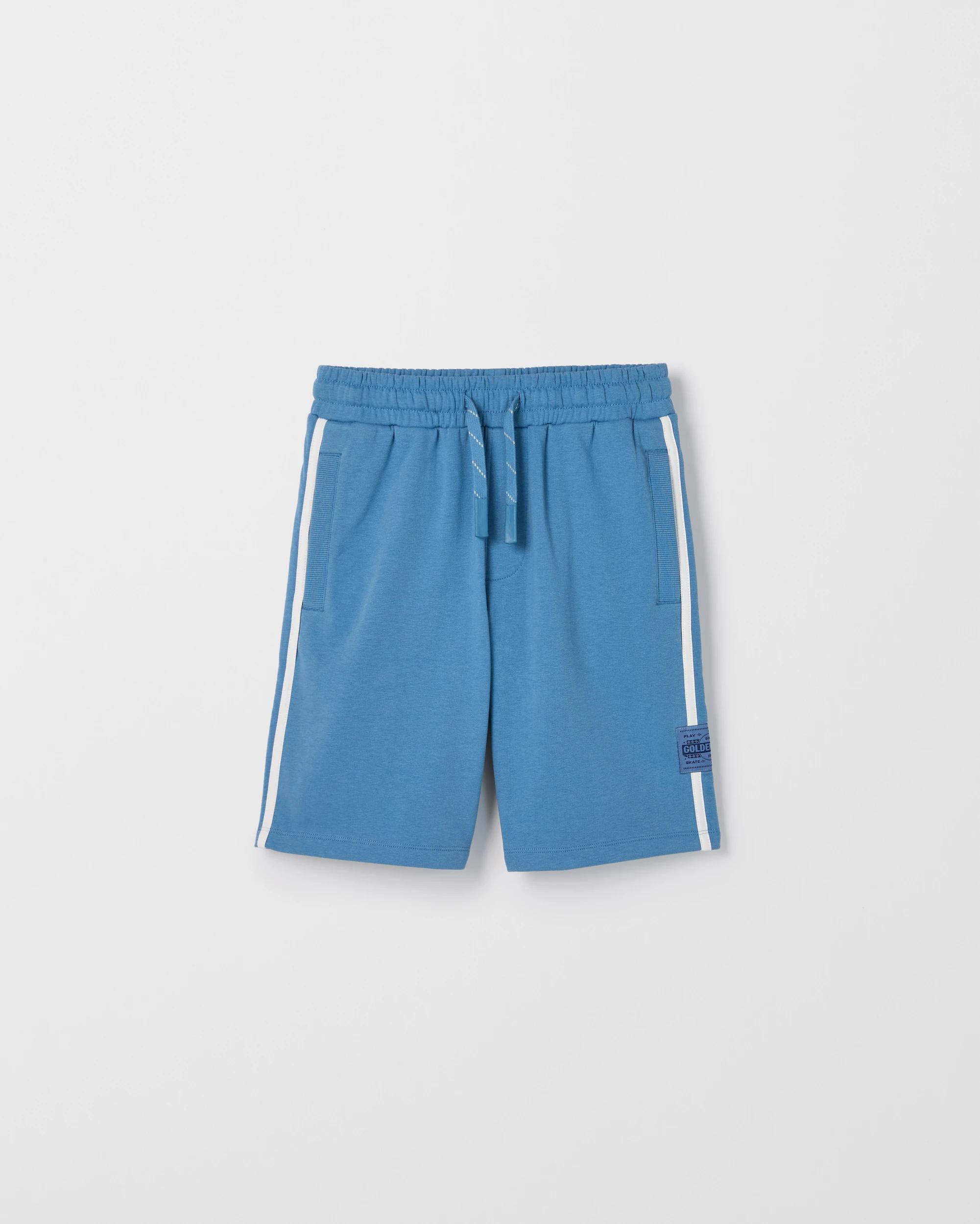 1 Target Kids Australian Cotton Blend Fleece Sweat Shorts BLUE, 1 of 2