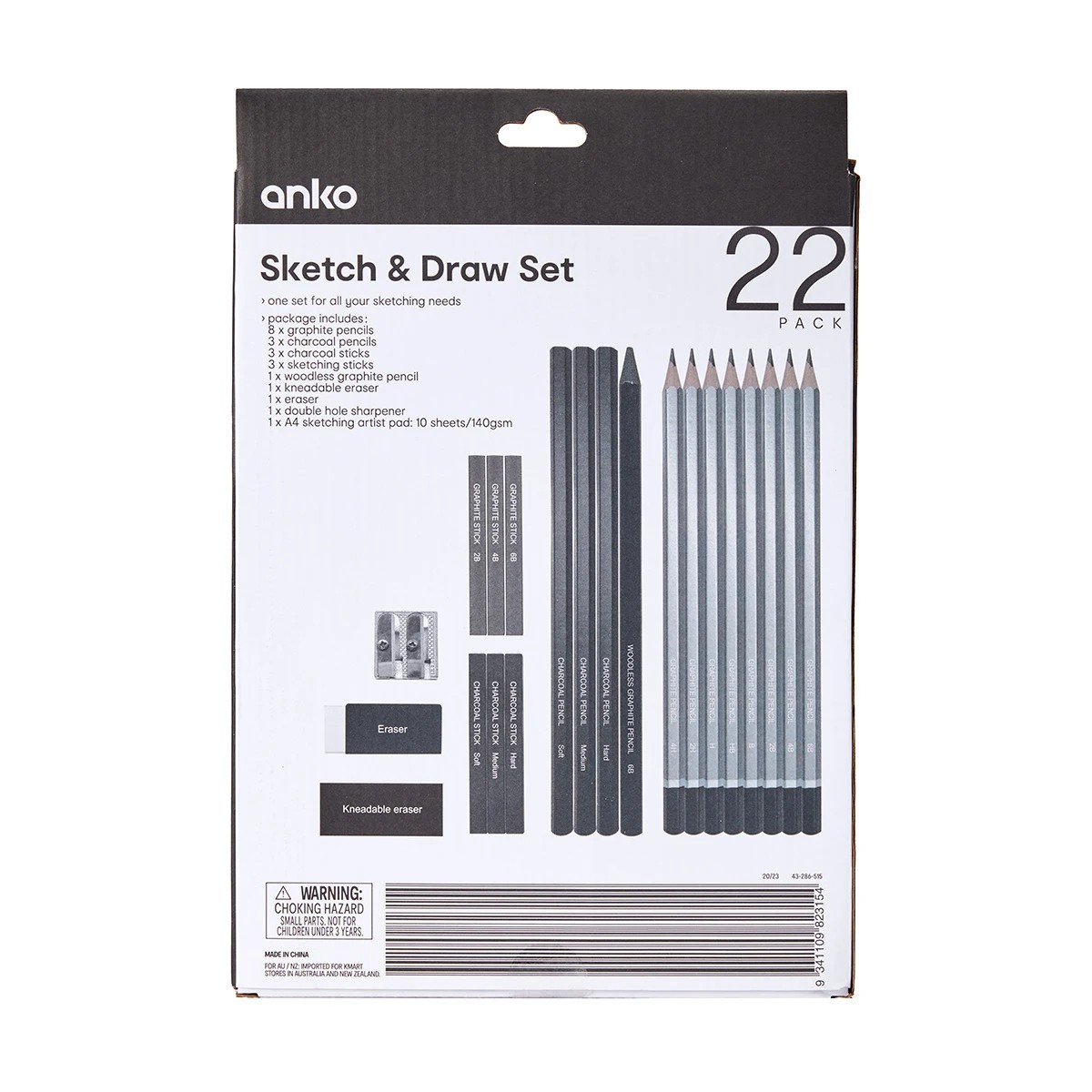 10 22 Pack Sketch and Draw Set, 10 of 10