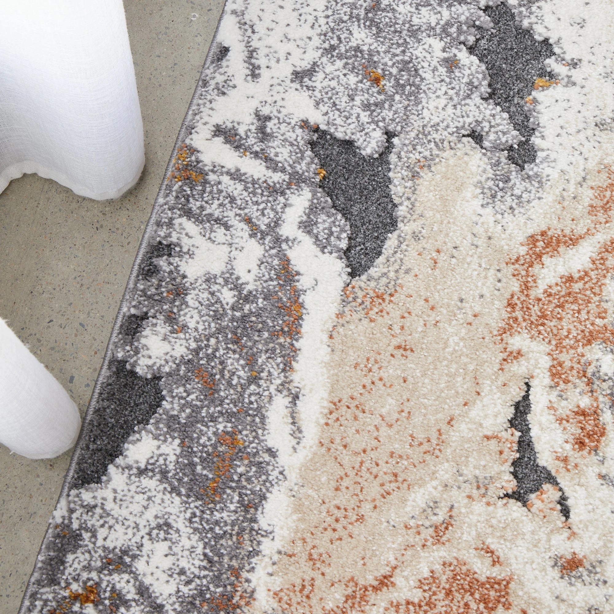 4 Common Ground Rugs Stonefall 222 290x200cm - Large Floor Rug - Orange, 4 of 7