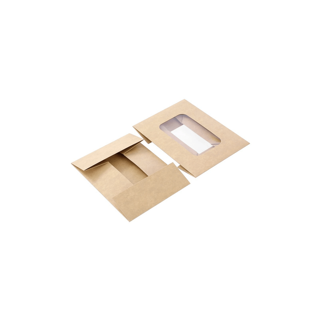 3 5pc Lemon And Lime 21.5cm Eco Kraft Disposable Catering 2l Lidded Grazing Box
 - Brown, 3 of 6