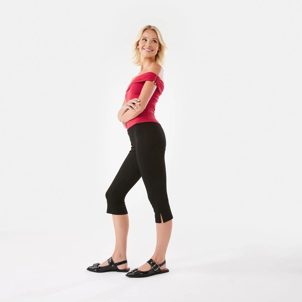 5 Capri Pants Black, 5 of 8