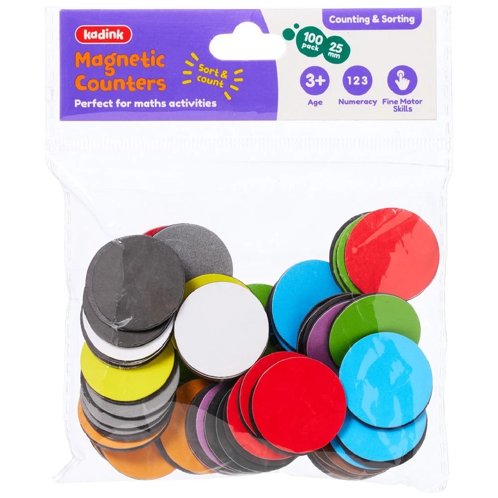 1 Kadink Magnetic Counters 100 Pack, 1 of 2