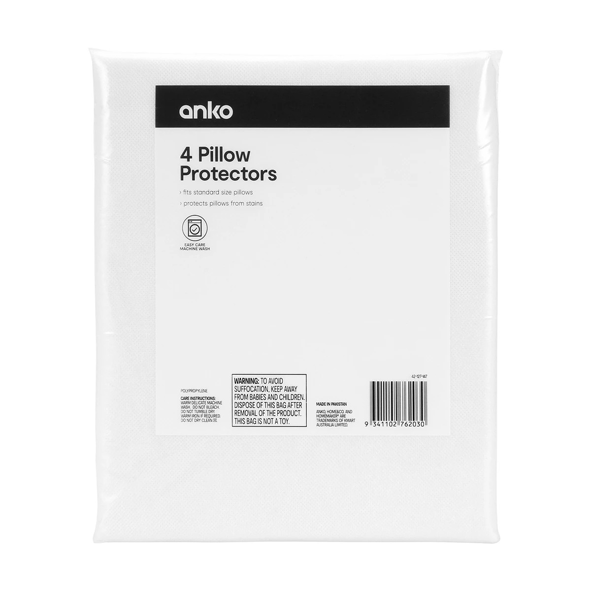1 4 Pack Pillow Protectors - White, 1 of 4
