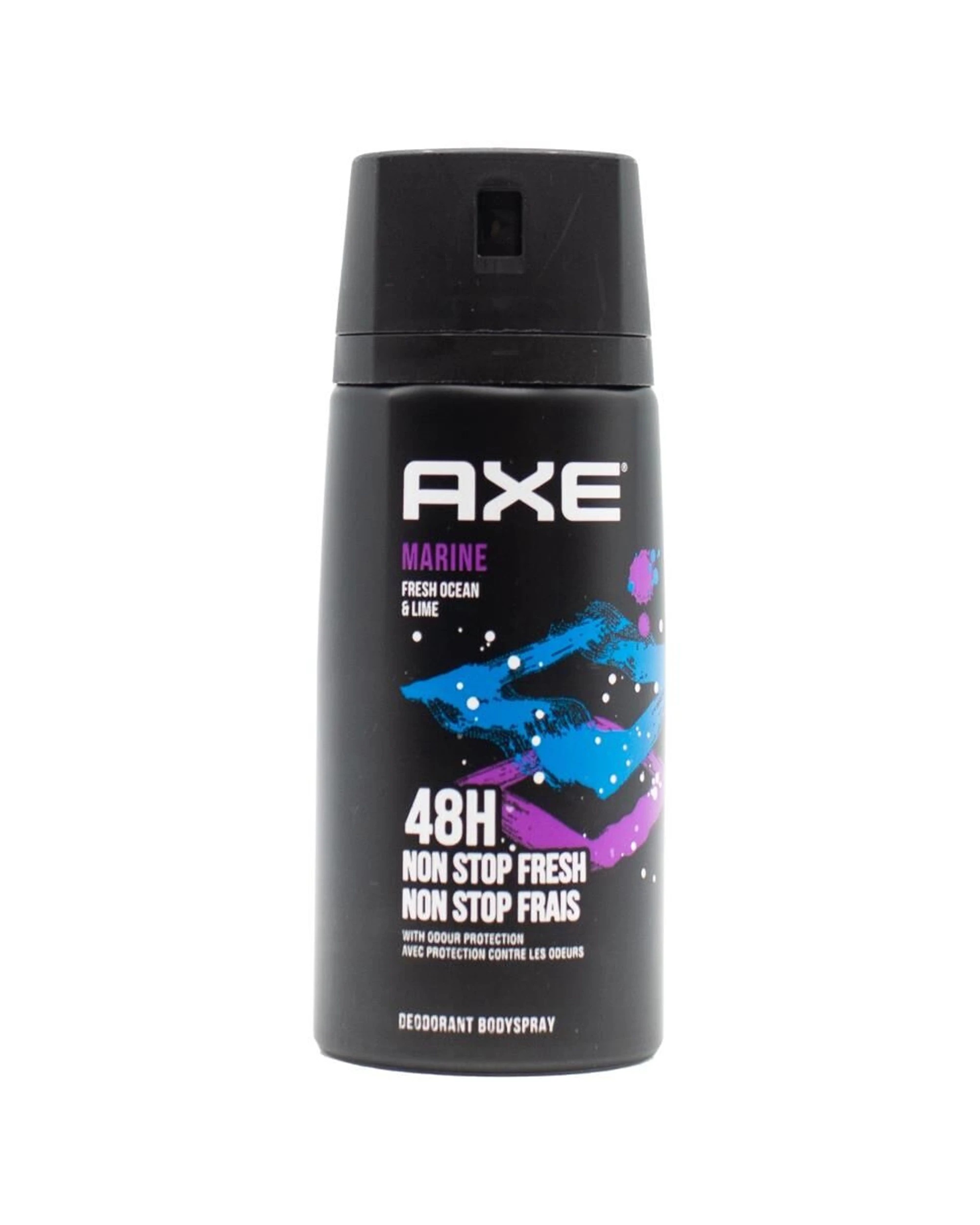 1 Axe Deodorant Bodyspray 48 Hour Odour Protect For Men Marine 150ml - Black, 1 of 3
