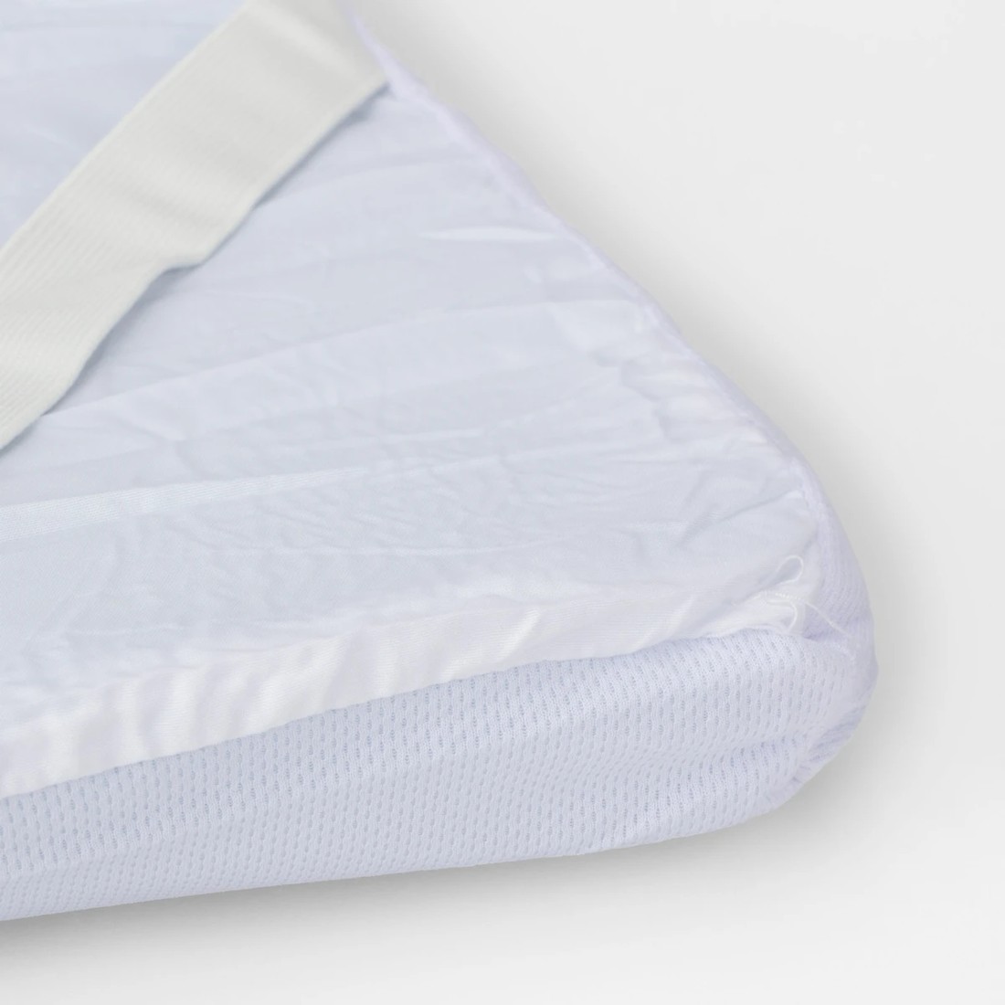 3 Gel Infused Memory Foam Mattress Topper - Queen Bed, White, 3 of 5