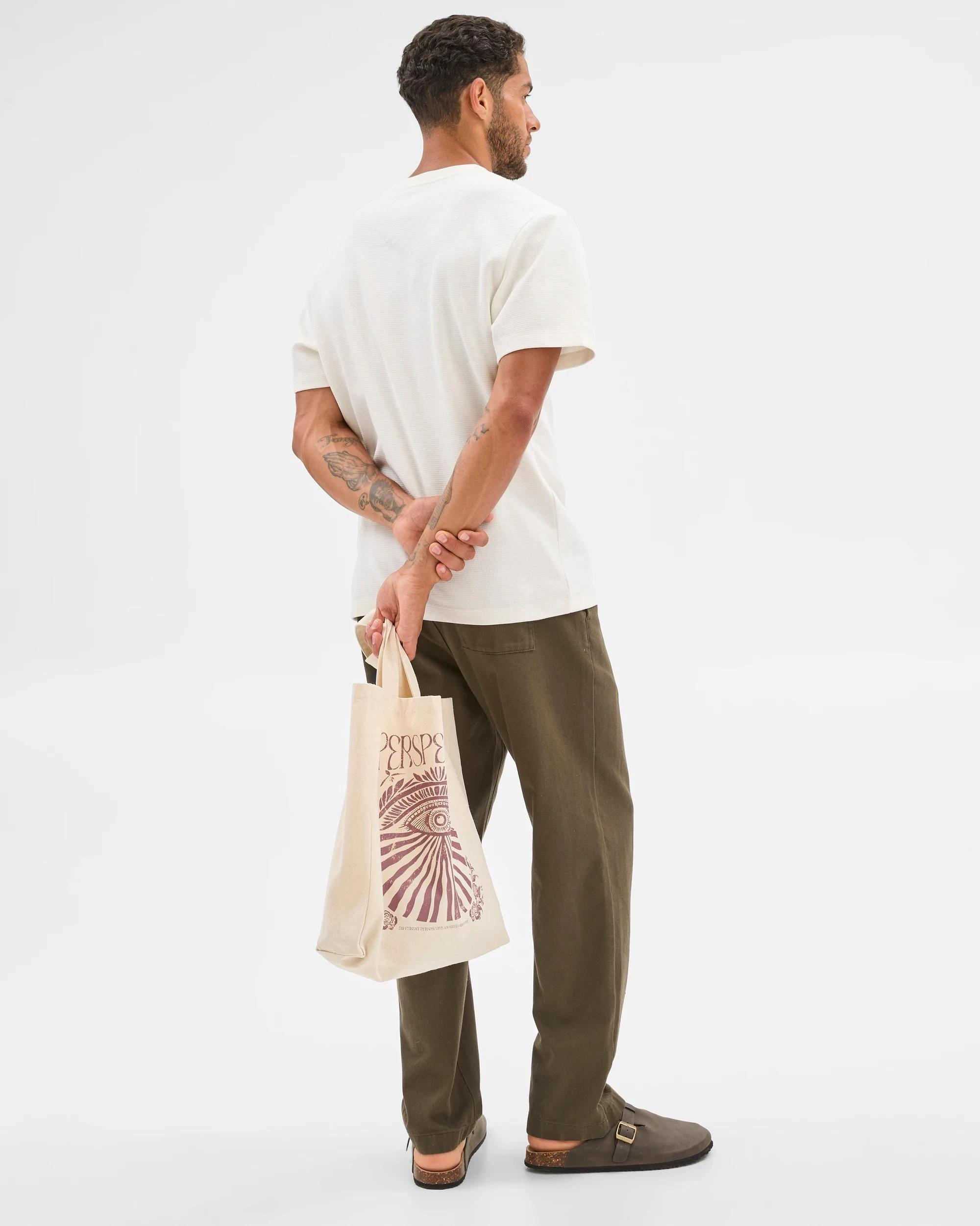 4 Target Australian Cotton Blend Textured T-Shirt WHITE, 4 of 6