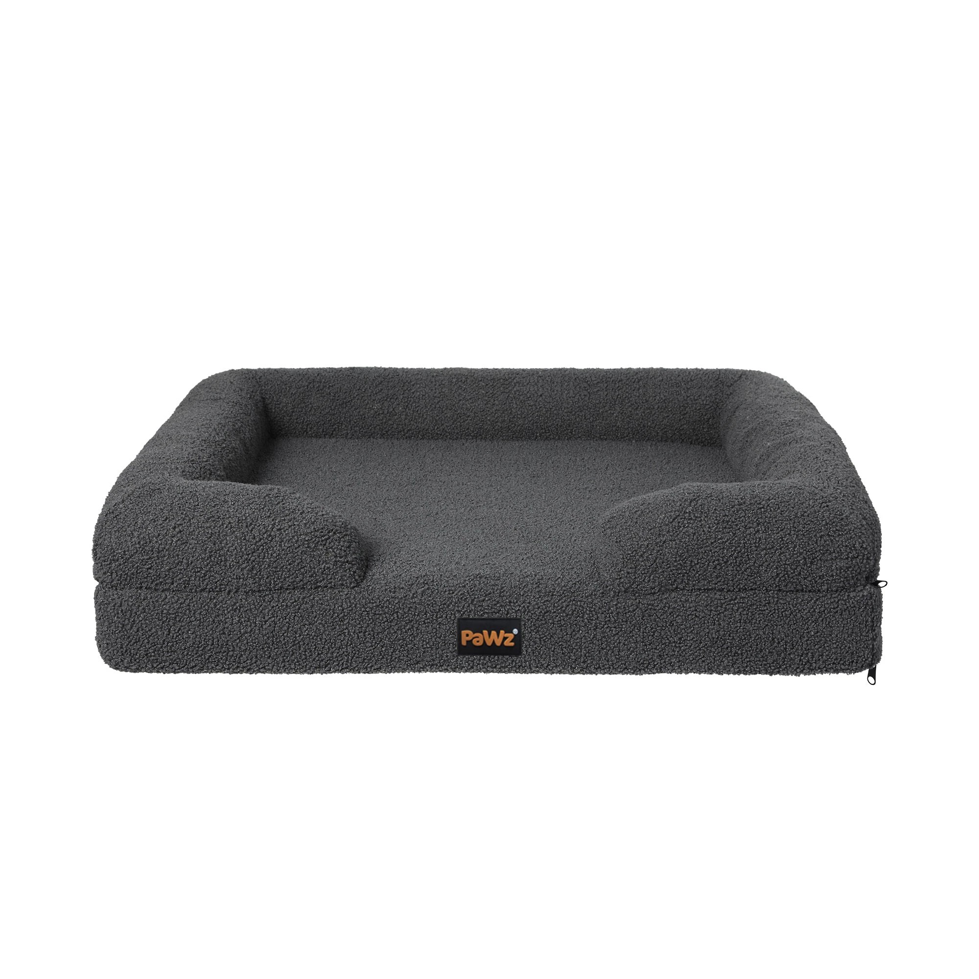 2 Pawz Memory Foam Pet Bed Medium Grey, 2 of 6