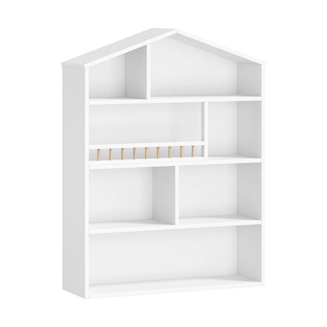 8 Oikiture Kids Bookshelf Toy Storage Organiser Bookcase Display Shelf Rack
 - White, 8 of 10