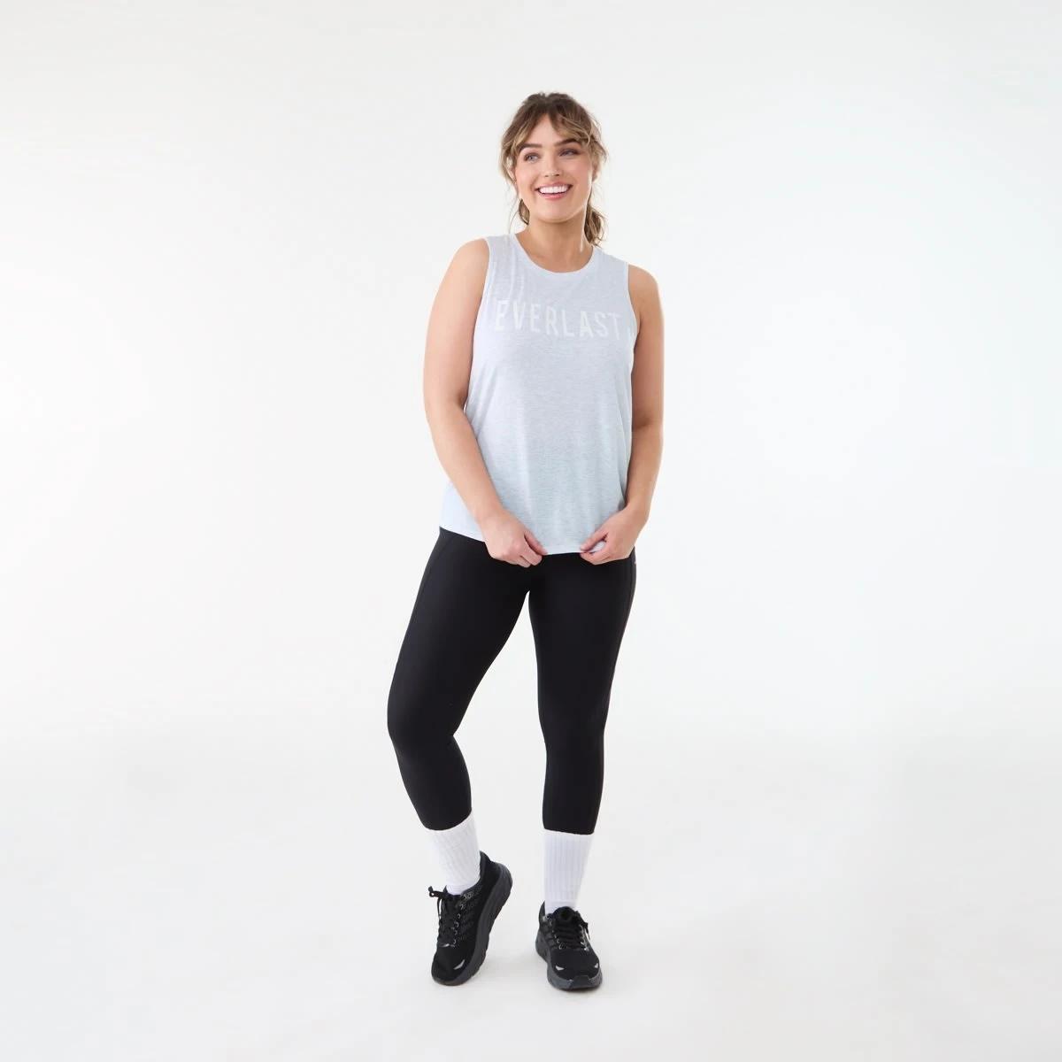 7 Everlast Womens Keyhole Tank EVERLAST WHITE MARLE, 7 of 7