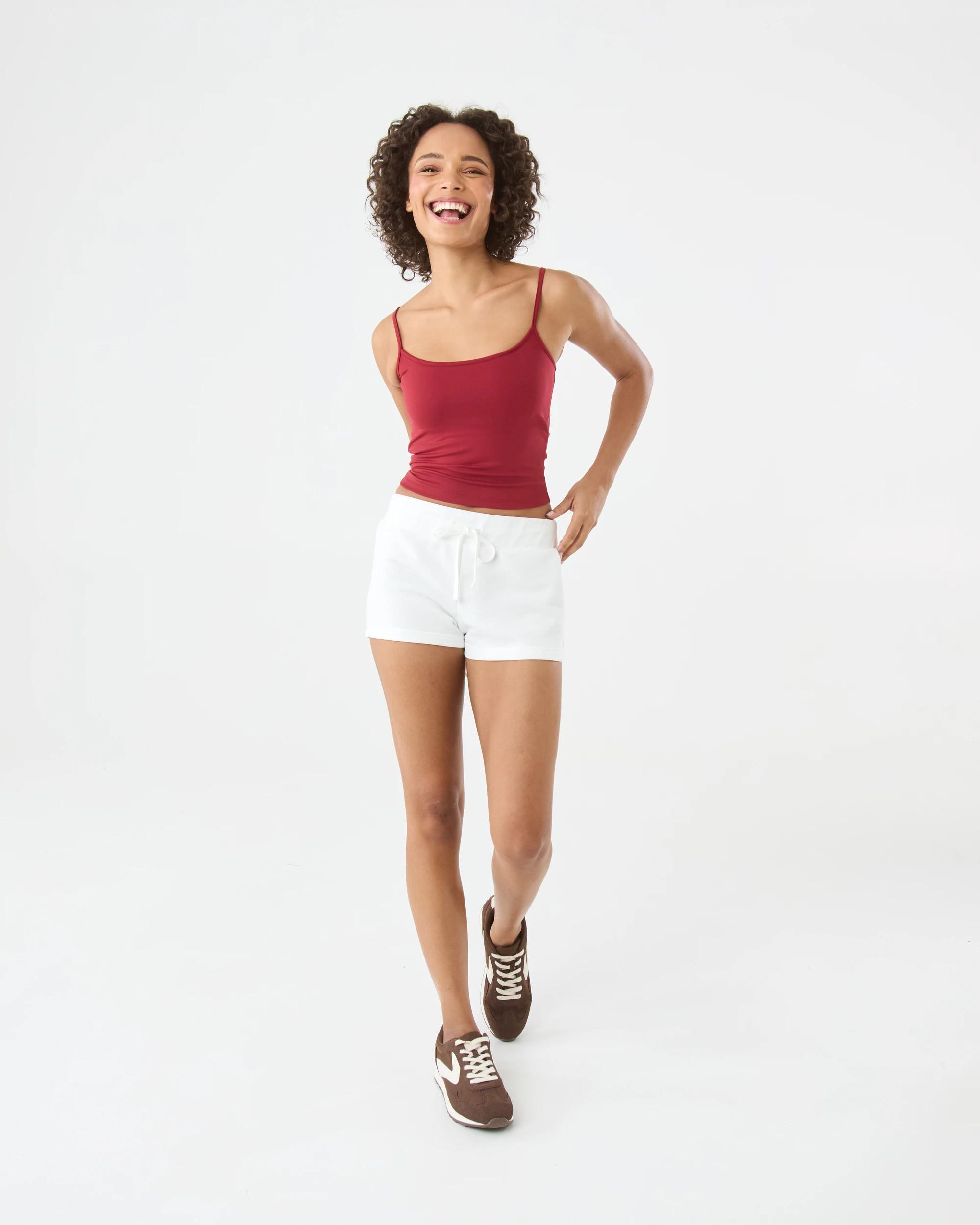 2 Sweat Mini Shorts Snw White, 2 of 7