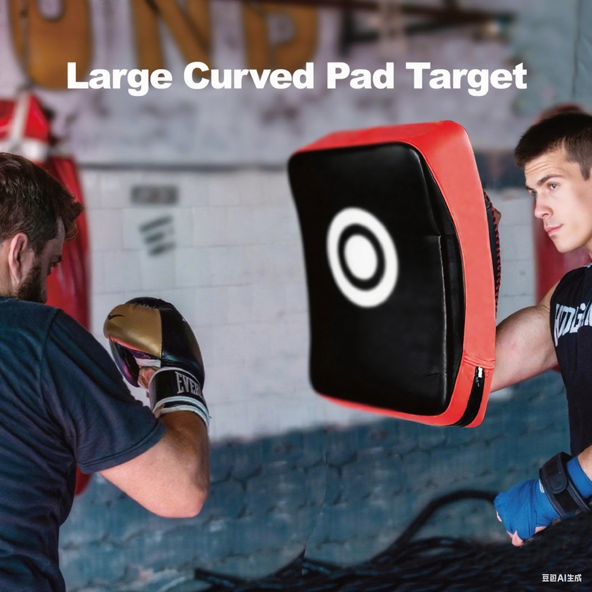 2 Fitness Master Kickboxing Foot Target Pad Taekwondo Training Shield 56cm, 2 of 9