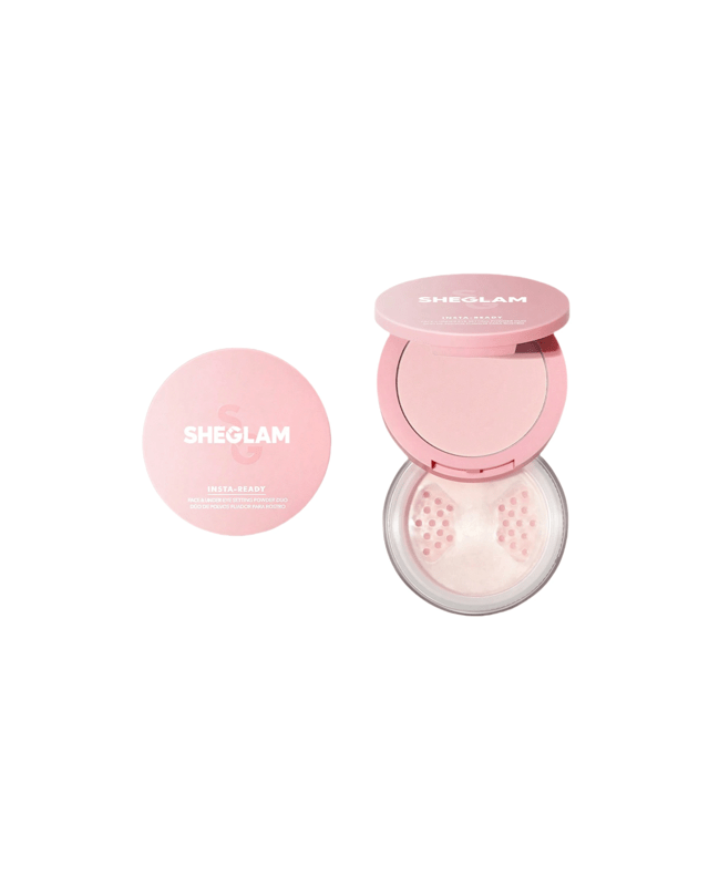 SHEGLAM Insta-Ready Face & Under Eye Setting Powder Duo - Bubbl