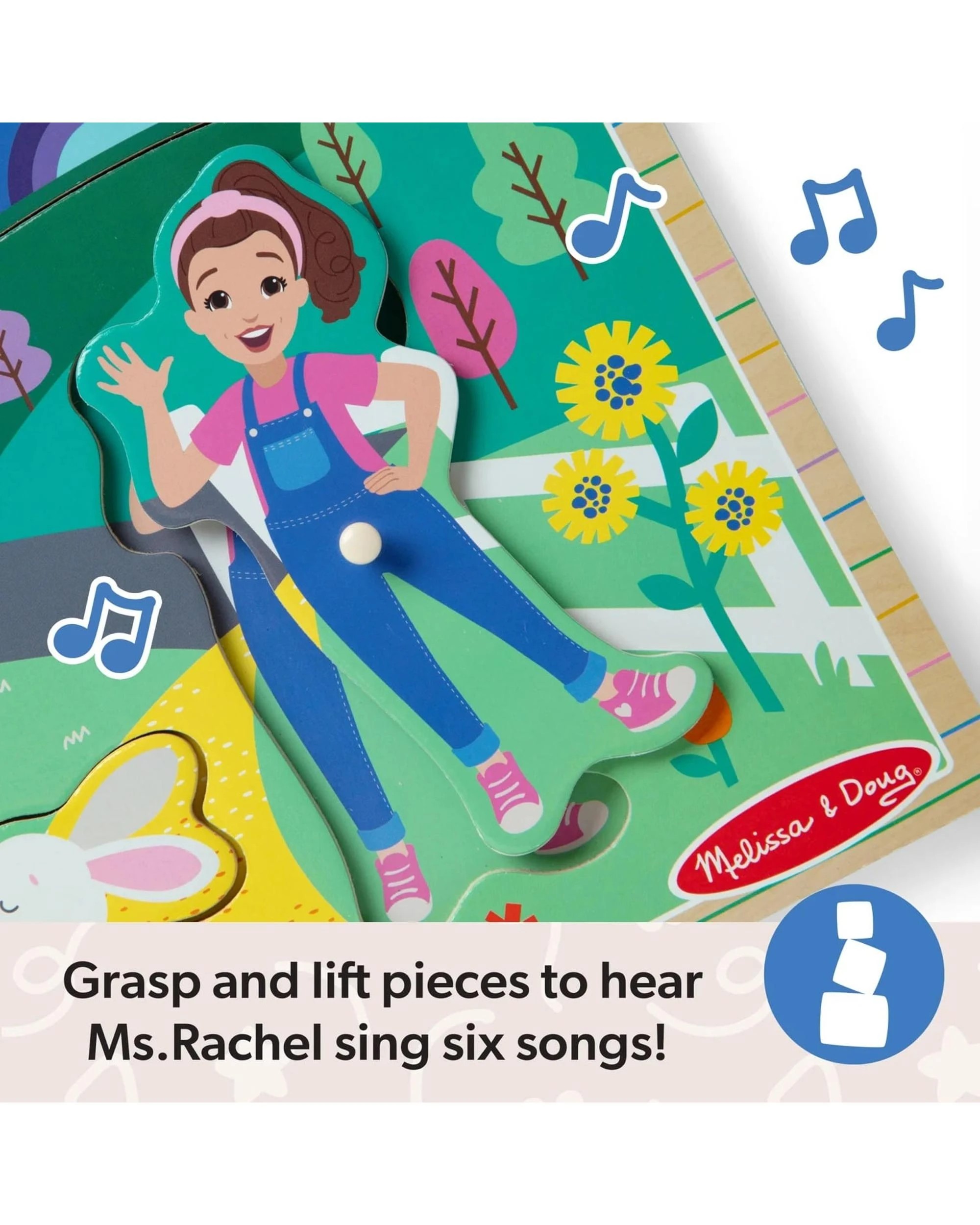 6 Melissa and Doug Ms Rachel Wooden Song Puzzle, 6 of 8