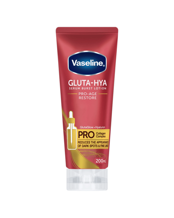 Vaseline Gluta-Hya Serum Burst Pro-Age Restore Body Lotion 200ml