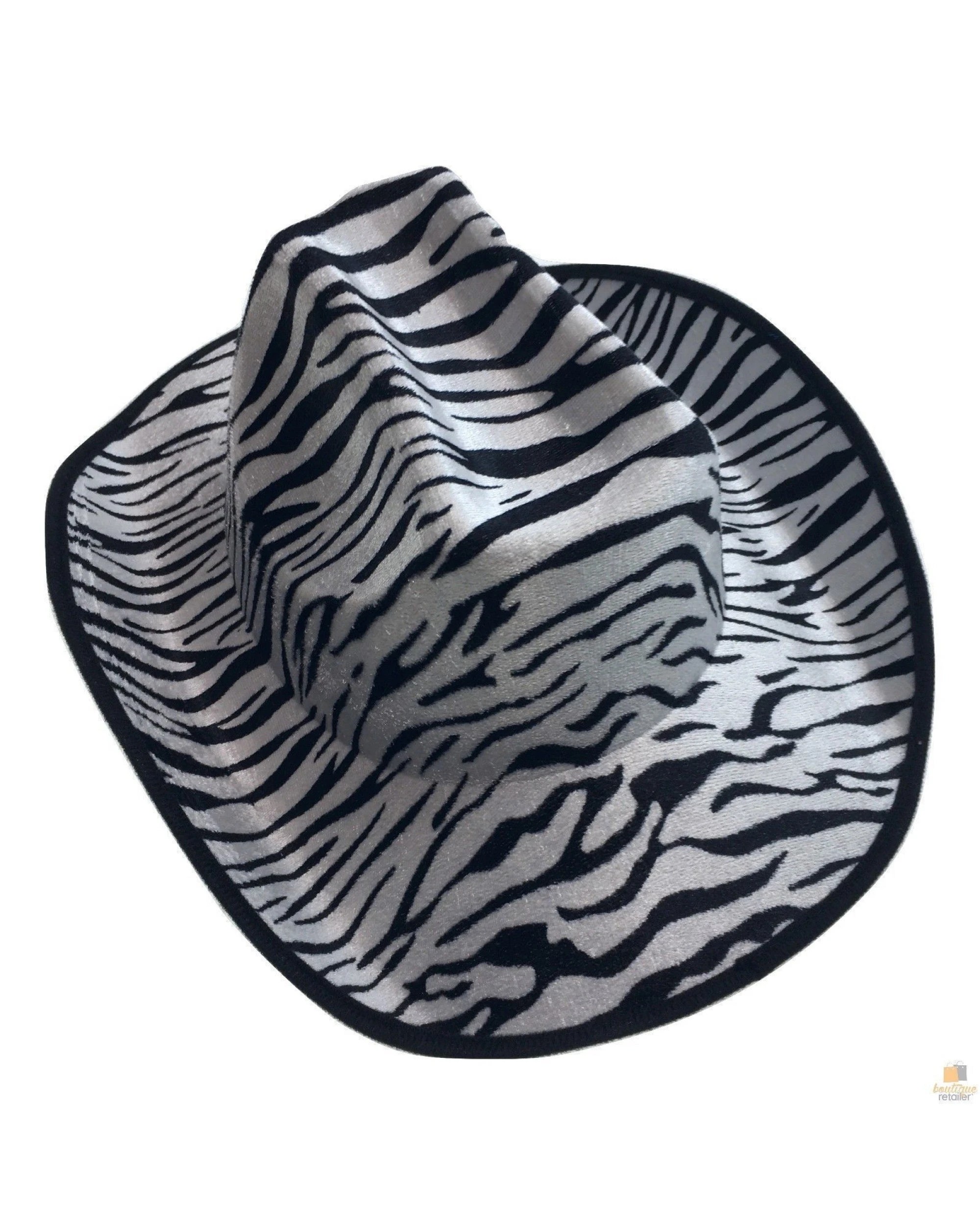 2 BR Costumes Adult Cowboy Print Fedora for Wild West Costume Party, 2 of 5