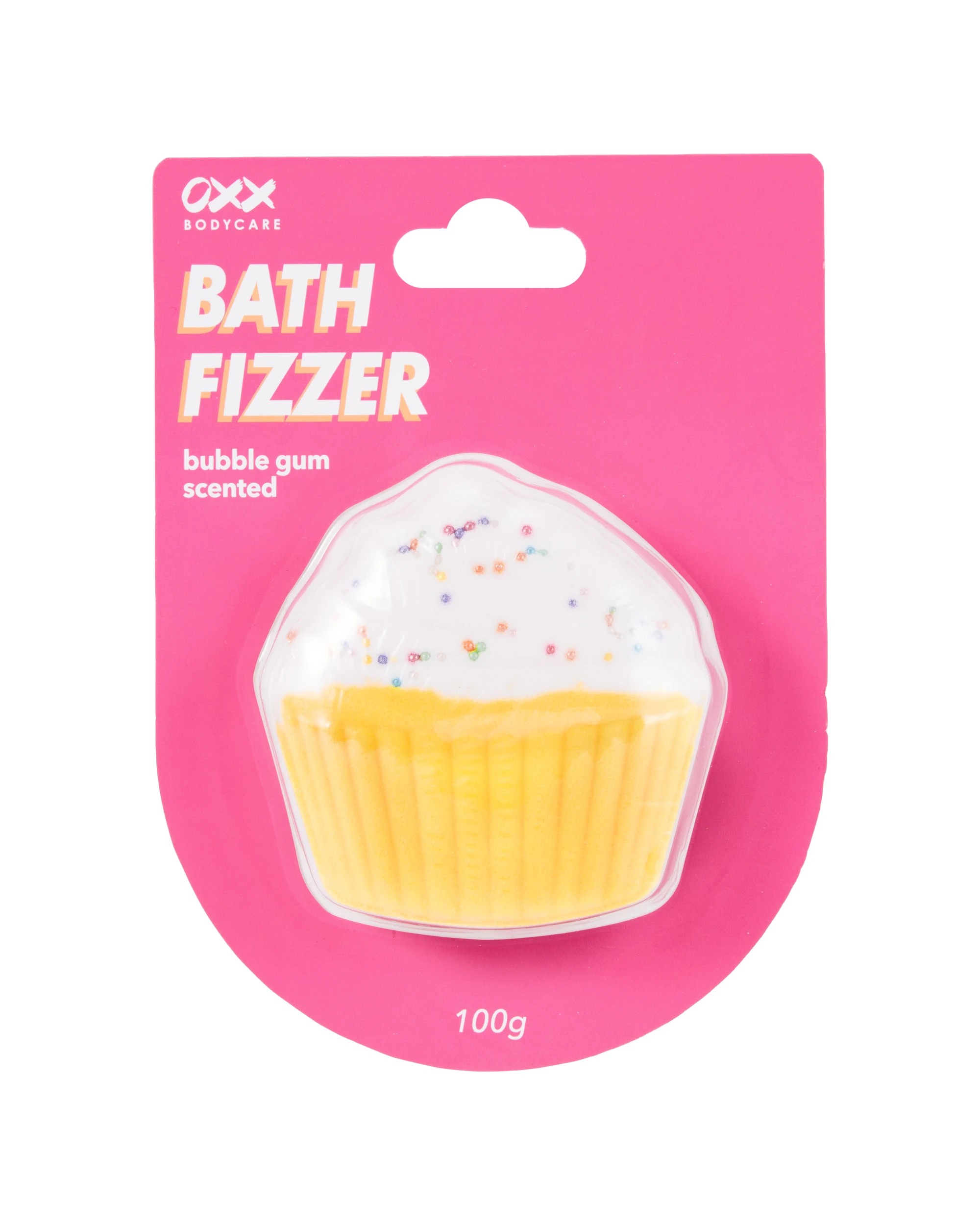 1 OXX Bodycare Bath Fizzer 100g - Bubble Gum Scented, 1 of 5