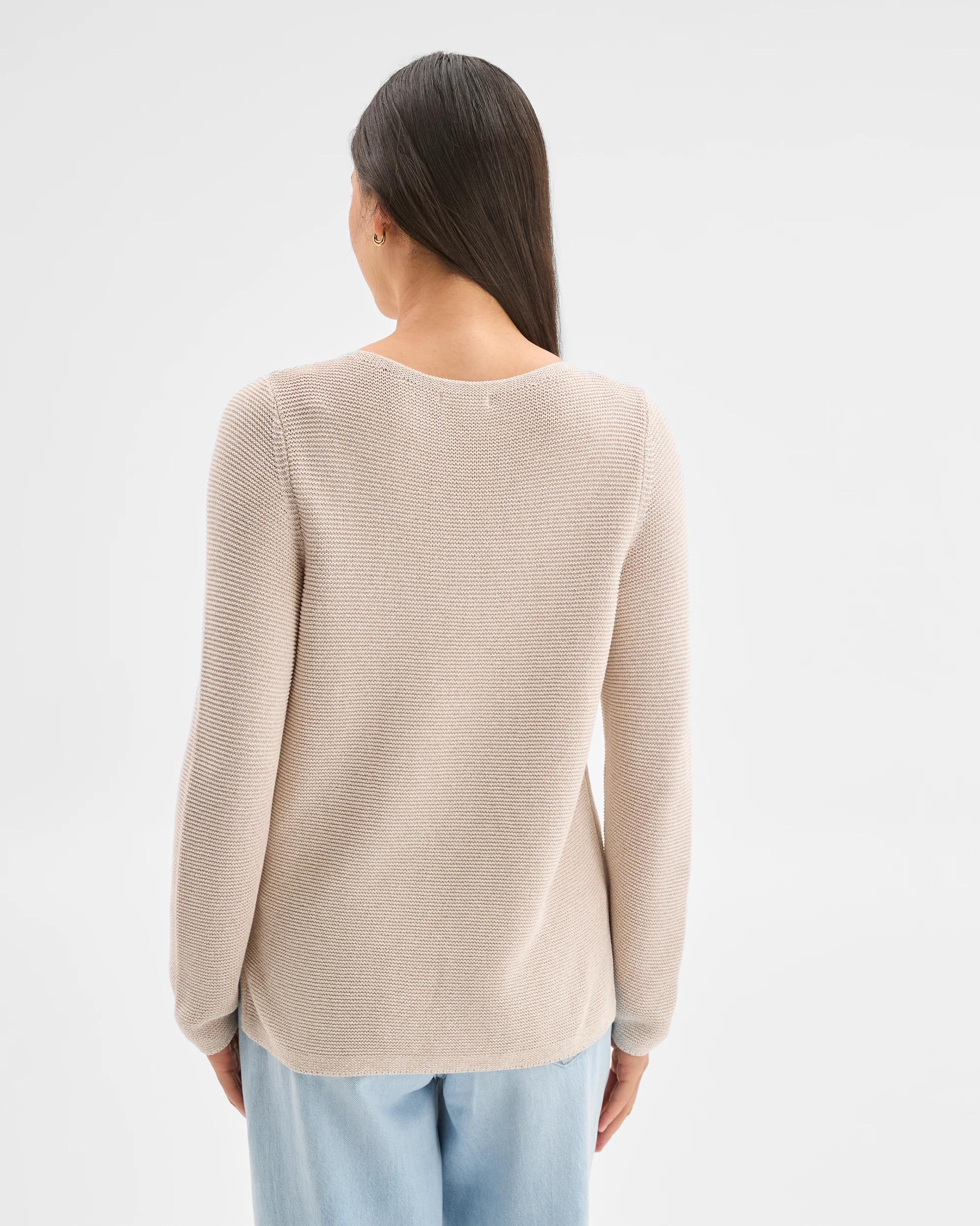 4 Target Woman Australian Cotton Blend Ottoman Twist Jumper PEBBLE TWIST, 4 of 5