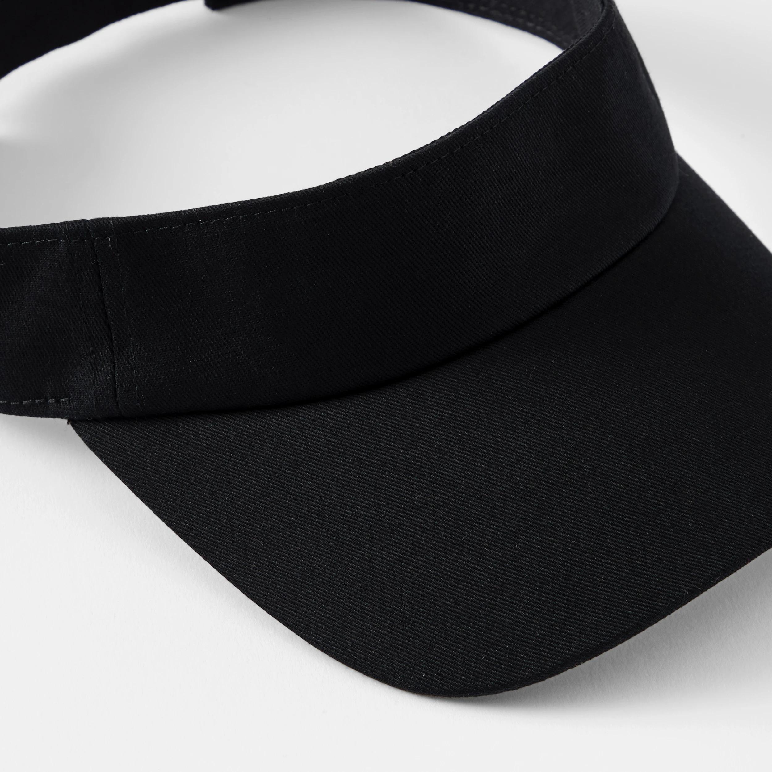3 Basic Twill Visor BLACK, 3 of 3