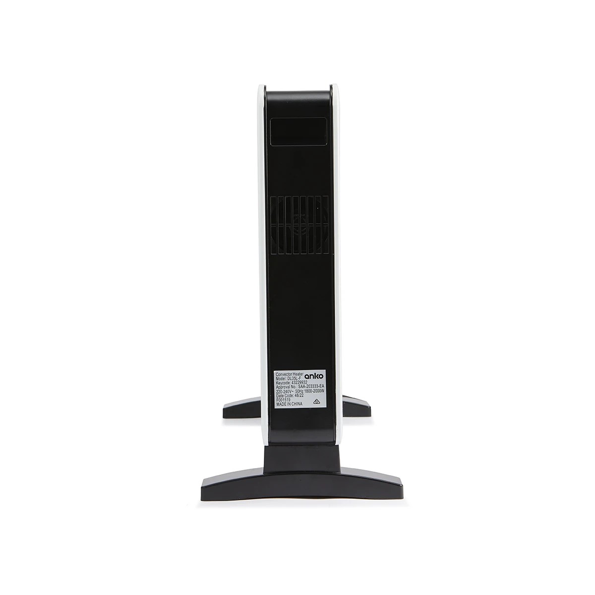 5 Convection Heater with Timer - White and Black, 5 of 9