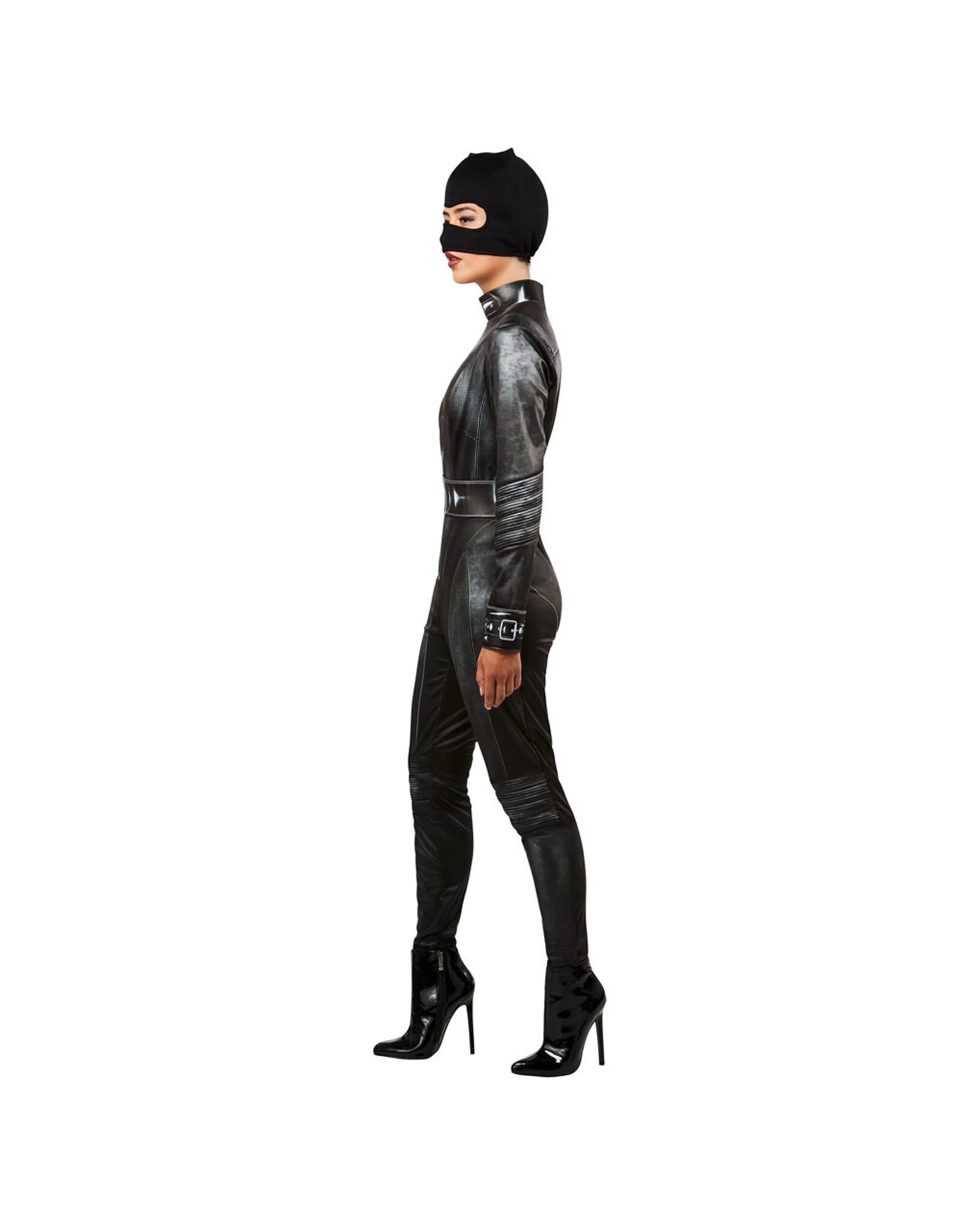 3 Dc Comics Selina Kyle Catwoman Deluxe Womens Dress Up Costume Size L - Black, 3 of 3