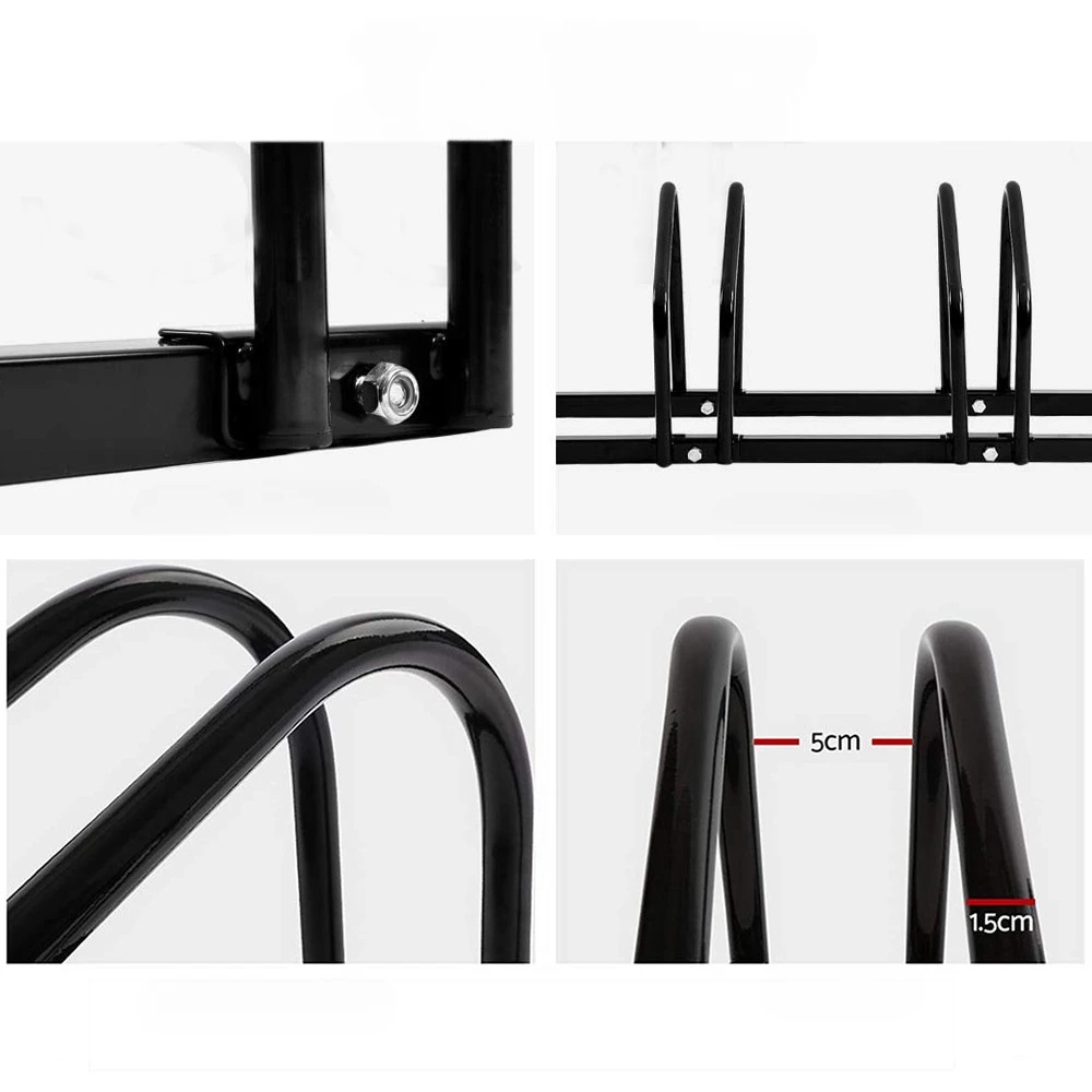 5 Elora Bicycle Upto 4 Bike Stand Rack Storage Floor Parking Holder Cycling Portable Stands, 5 of 5