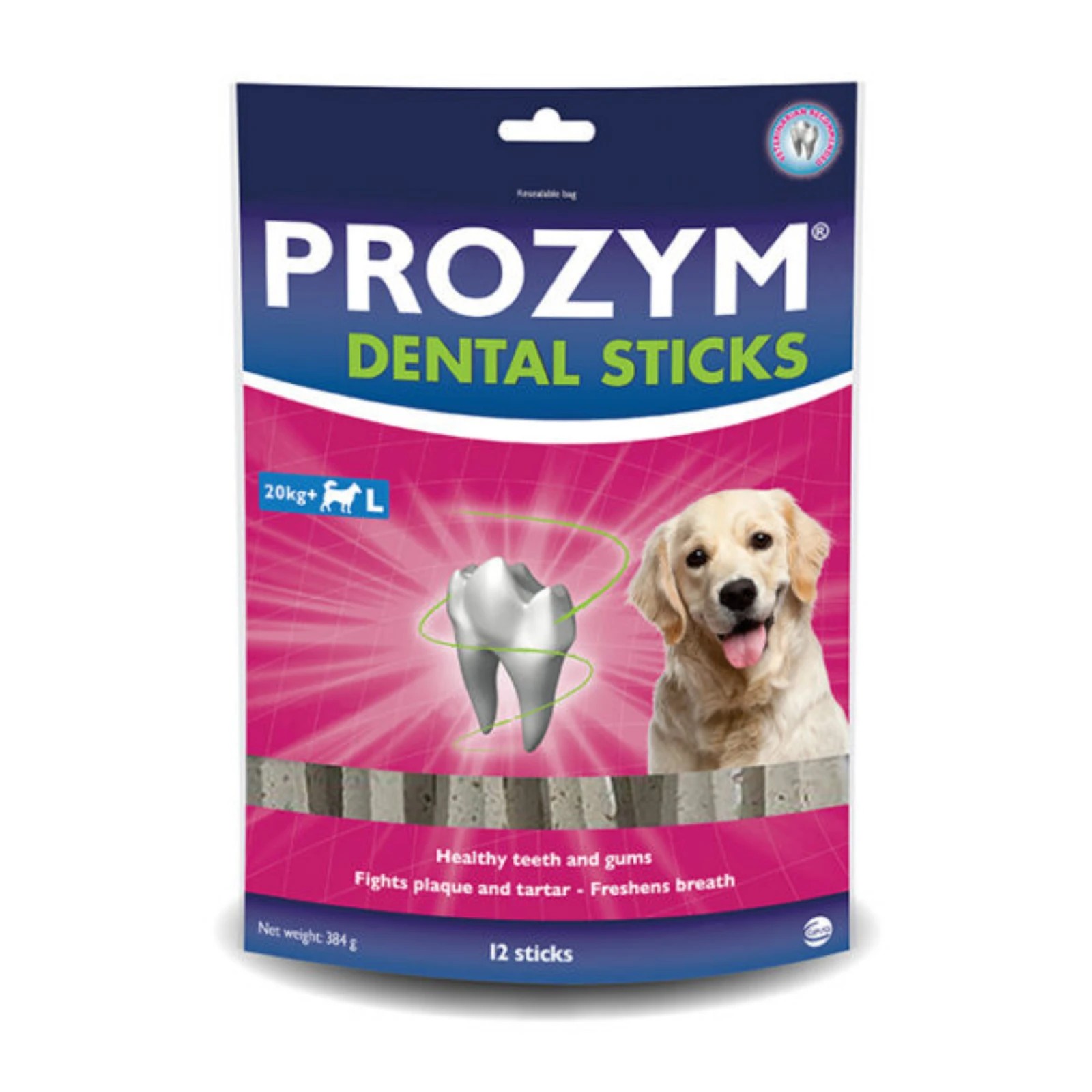 1 Prozym Dental Sticks - Large / 12 Chews, 1 of 2