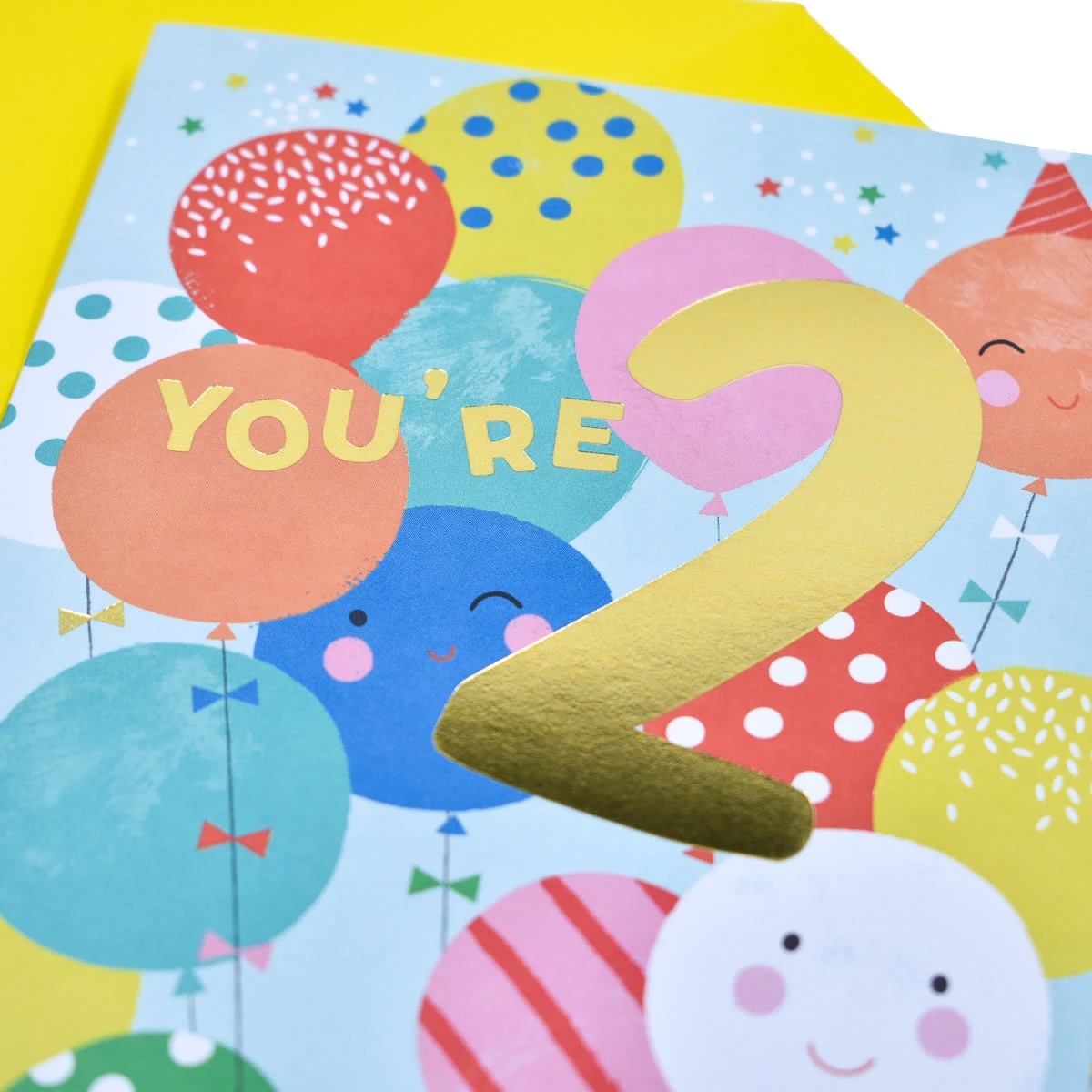 3 Hallmark Birthday Card Age 2 - Balloons, 3 of 3