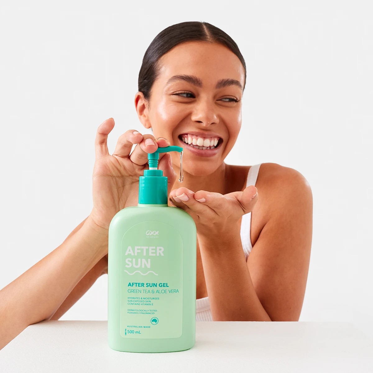 4 OXX Skincare After Sun Gel 500ml - Green Tea, Aloe Vera and Vitamin E, 4 of 10