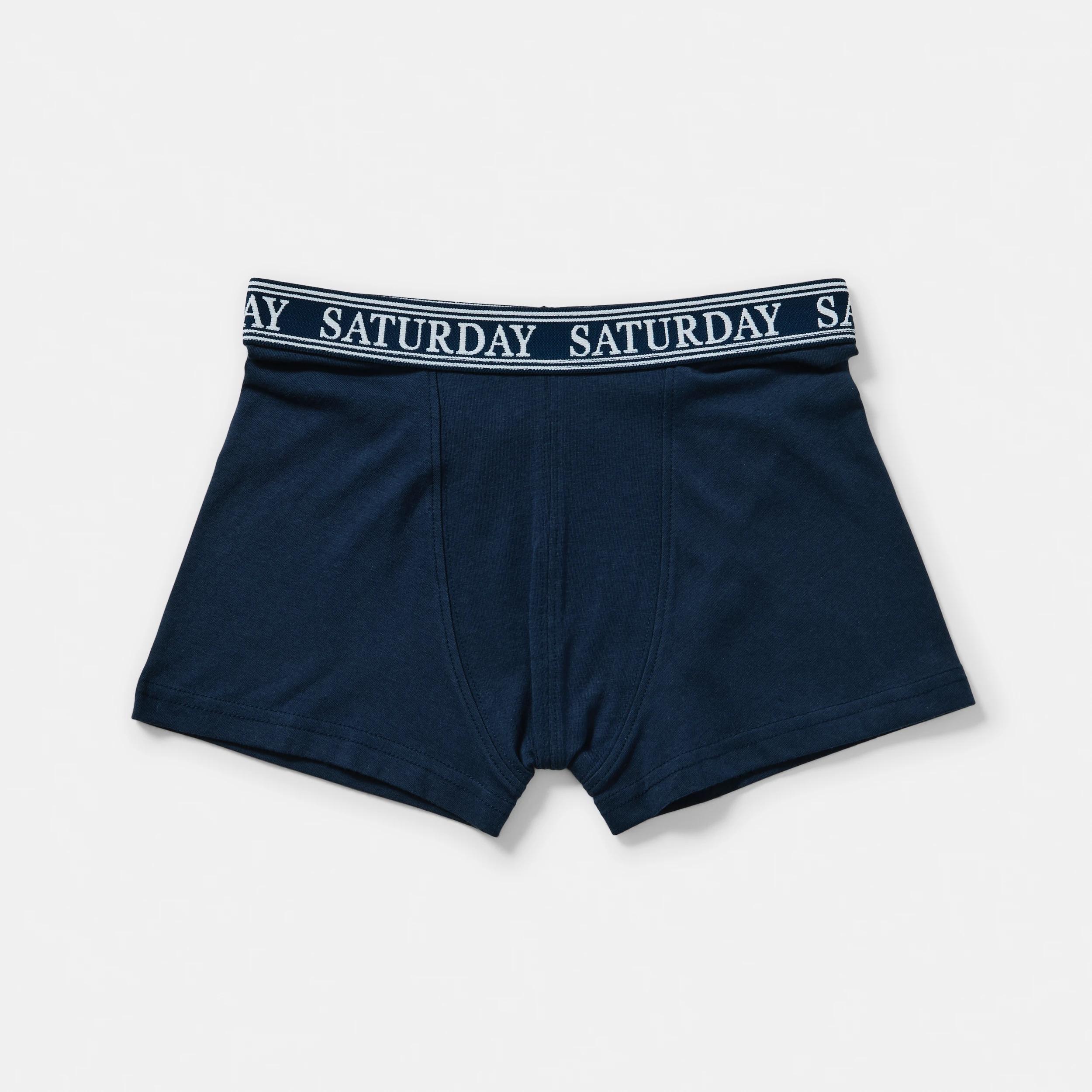 3 7 Pack Attached Elastic Trunks BLUE DAYS OF THE WEEK, 3 of 10