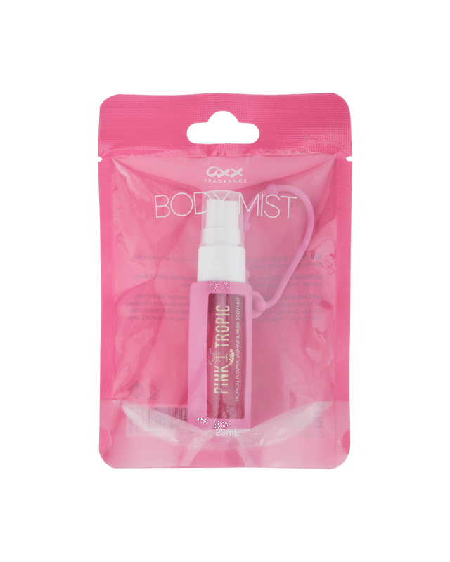 OXX Fragrance Summer Solstice Pink Tropic Body Mist 20ml - Tropical Flower, Jasmine and 