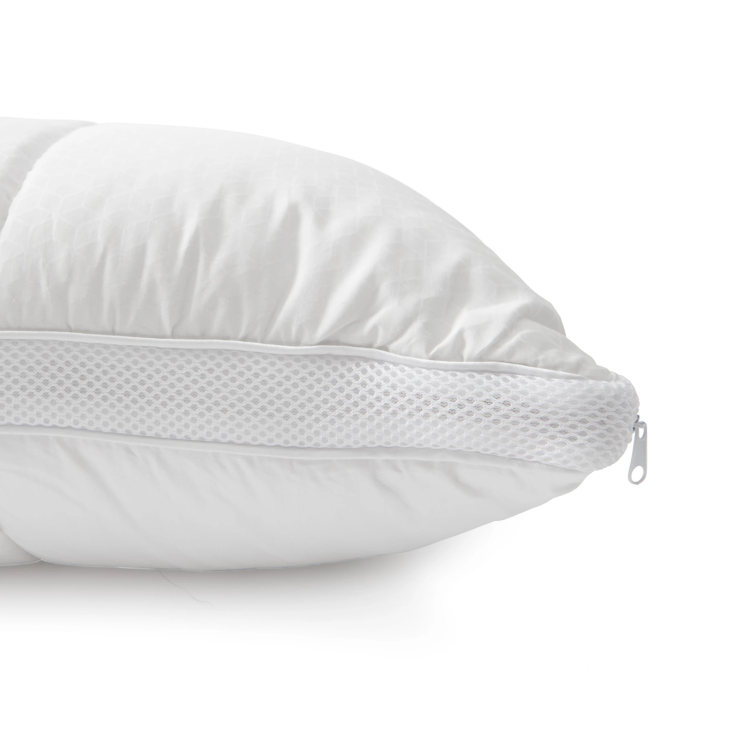 5 Adjustable Memory Foam Cooling Pillow - High Profile, White, 5 of 9