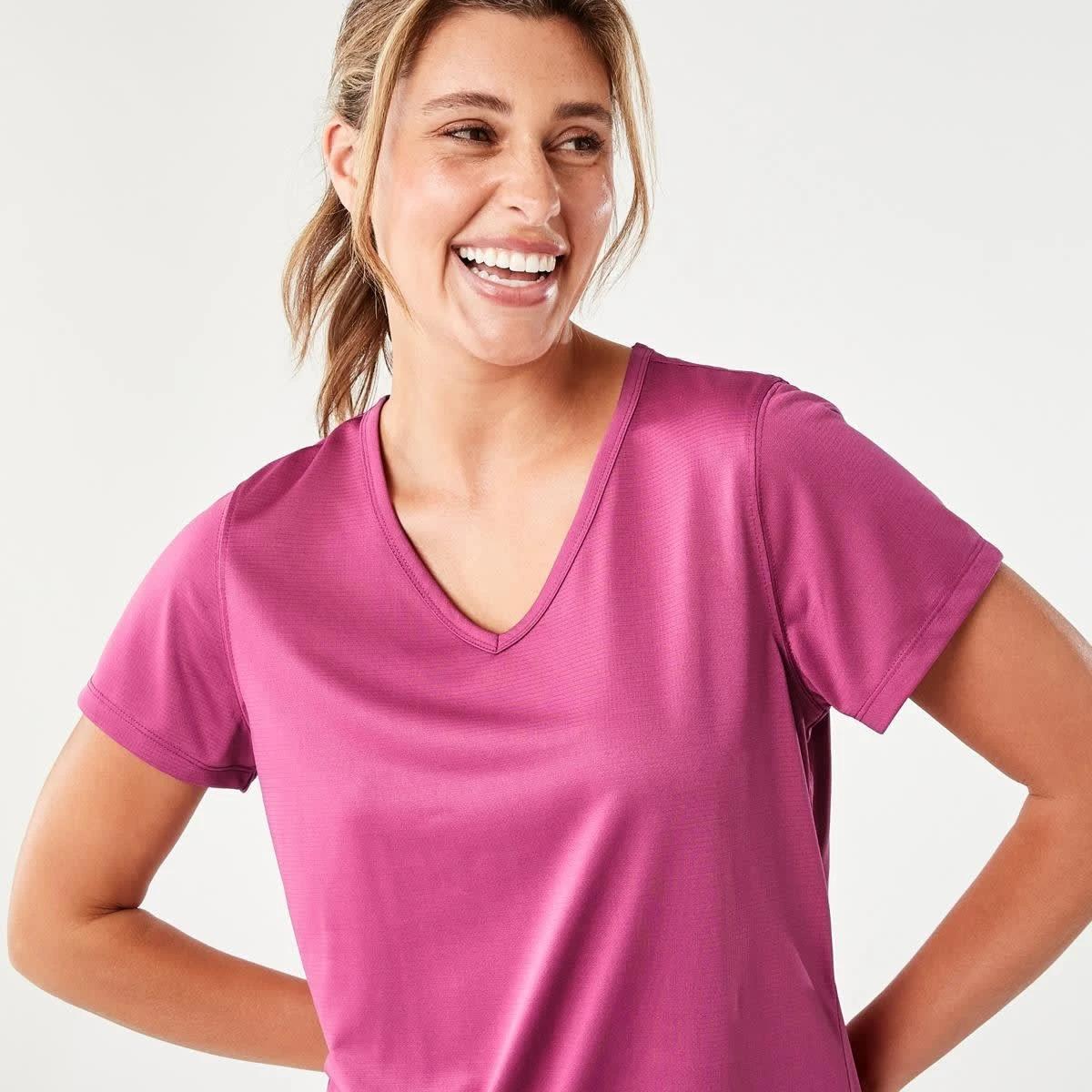 4 Active Womens Core V-Neck T-shirt EVOLET, 4 of 5