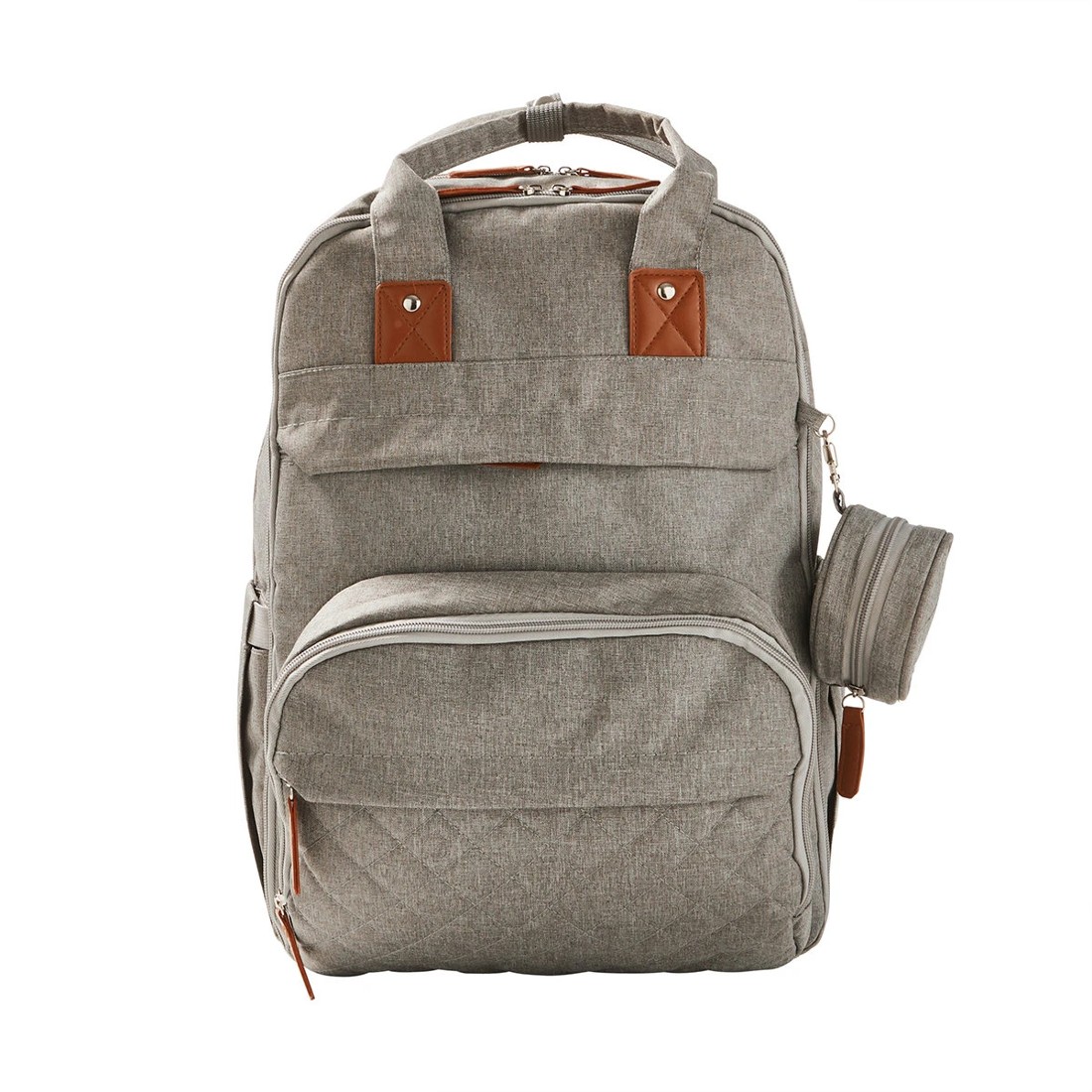 2 Nappy Backpack Set - Grey, 2 of 8