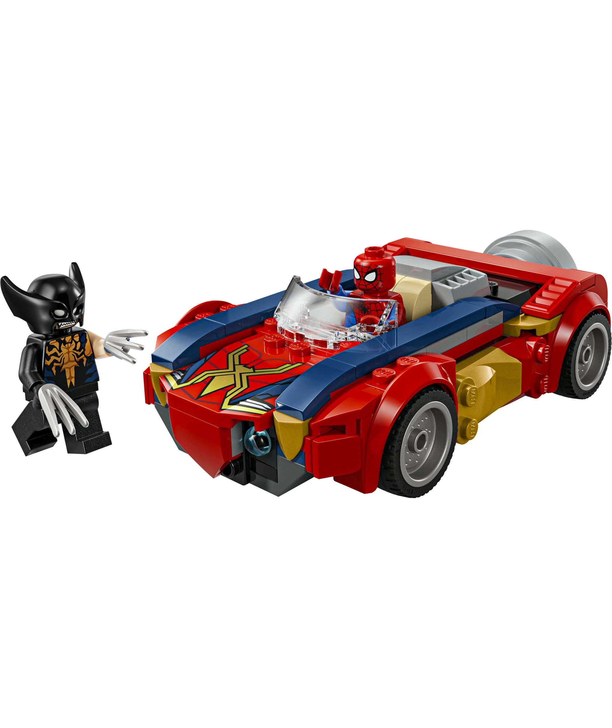2 LEGO Super Heroes Spider-Man Car vs. Venomized Wolverine 76336, 2 of 10