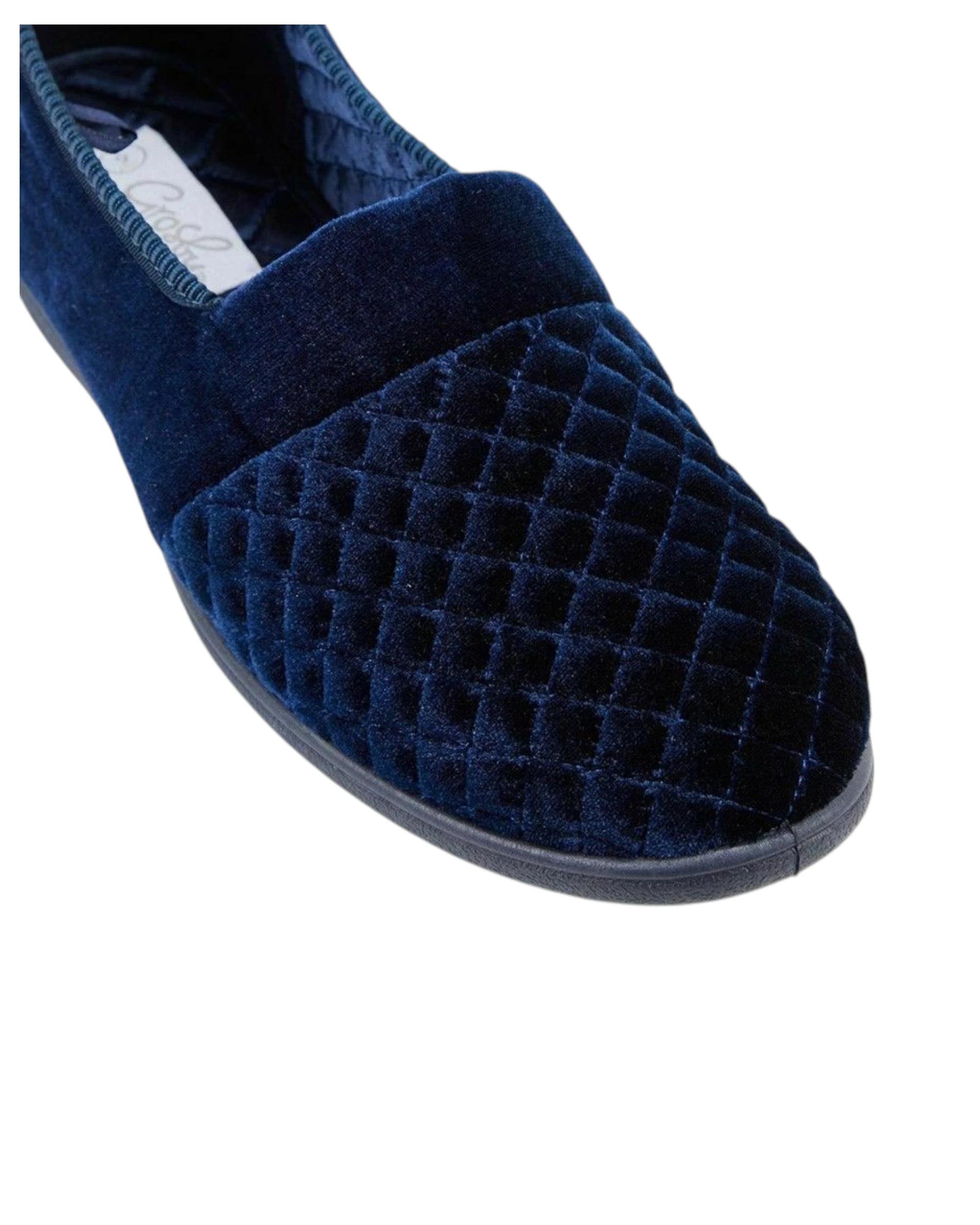 3 Grosby Womens Marcy Slippers Deep Navy Moccasins Shoes Slip On Deep Navy, 3 of 3